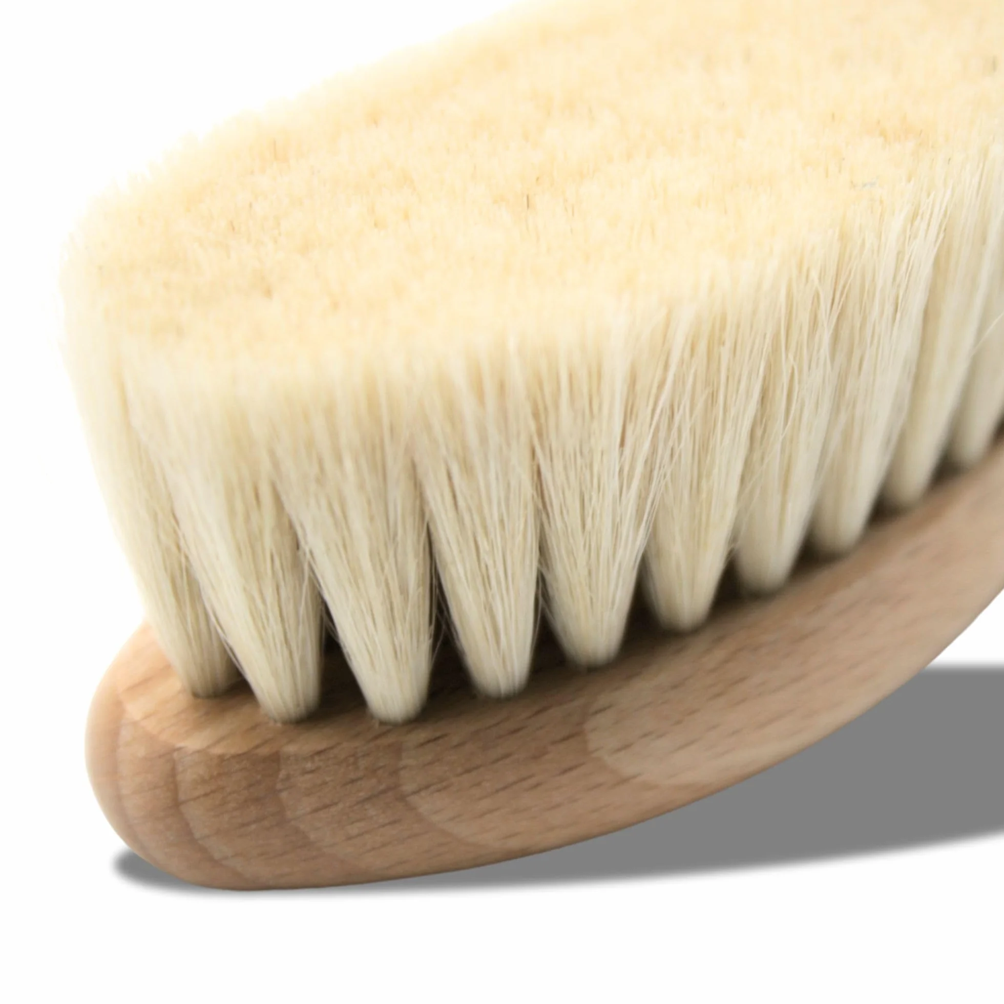 Brosse en Bois pour Massage Bébé Soin Capillaire - Brosse à Cheveux Bébé Poils Doux - Toilettage Nourrissons