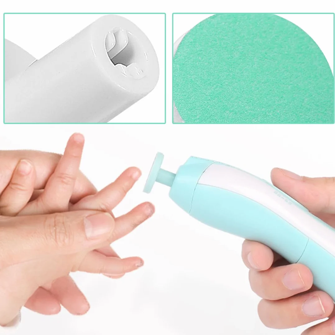 12 Pièces Pads de Remplacement pour Lime à Ongles Électrique, Compatible avec Limes Standard, Vert