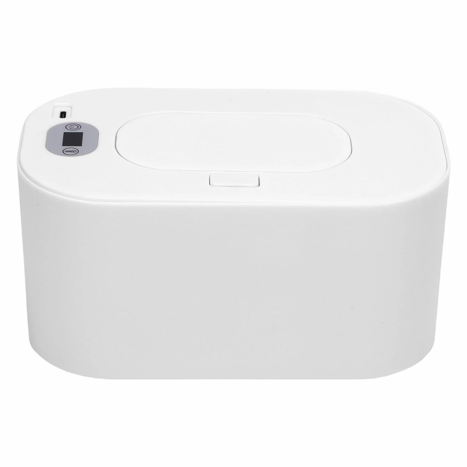 Chauffe-Lingettes pour bébé, Distributeur Portable de Lingettes Humides à Chauffage Rapide USB, Réglage de la Température