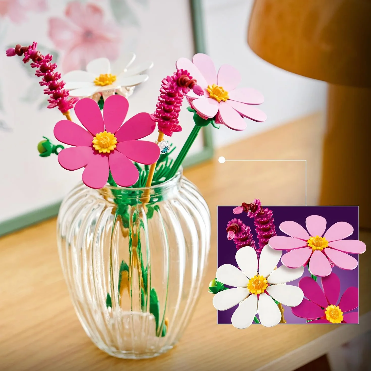 LEGO Botanicals Les Cosmos 11514 Bouquet de Fleurs Artificielles Décoration DIY Cadeau Fille 9 Ans