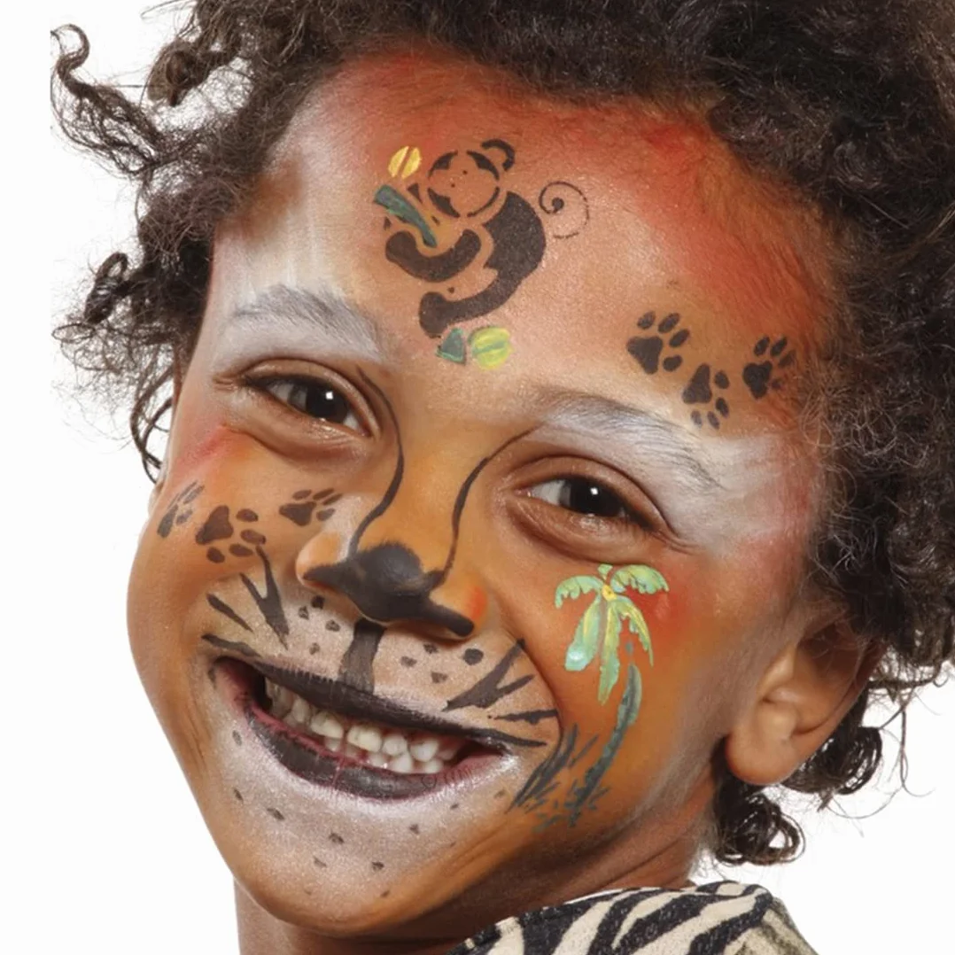 Grim’tout Palette Maquillage à l’Eau 9 Couleurs – Carnaval Halloween Anniversaire