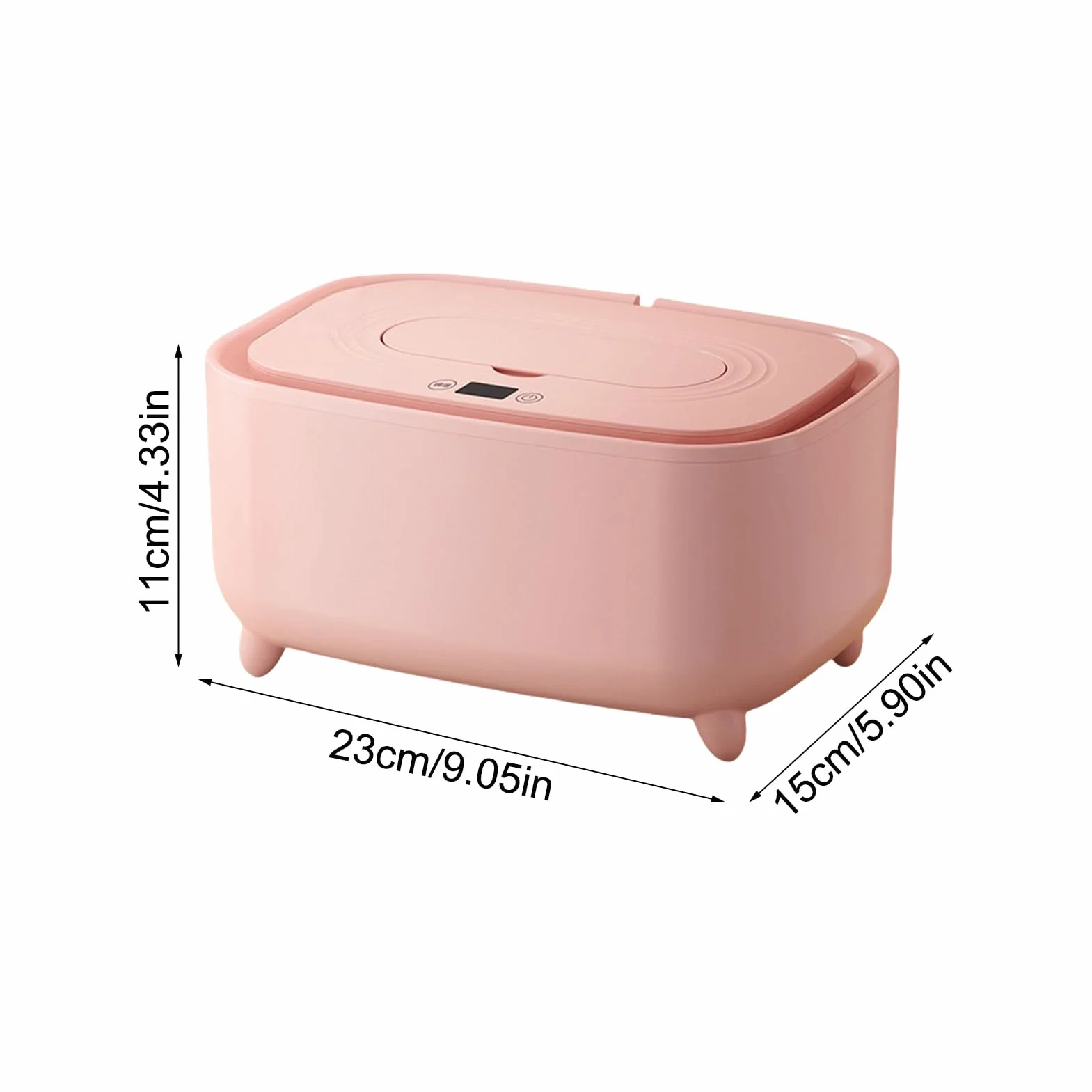 Chauffe-Lingettes Bébé Rechargeable USB pour Couches - Boîte Isolante Chauffage Uniforme
