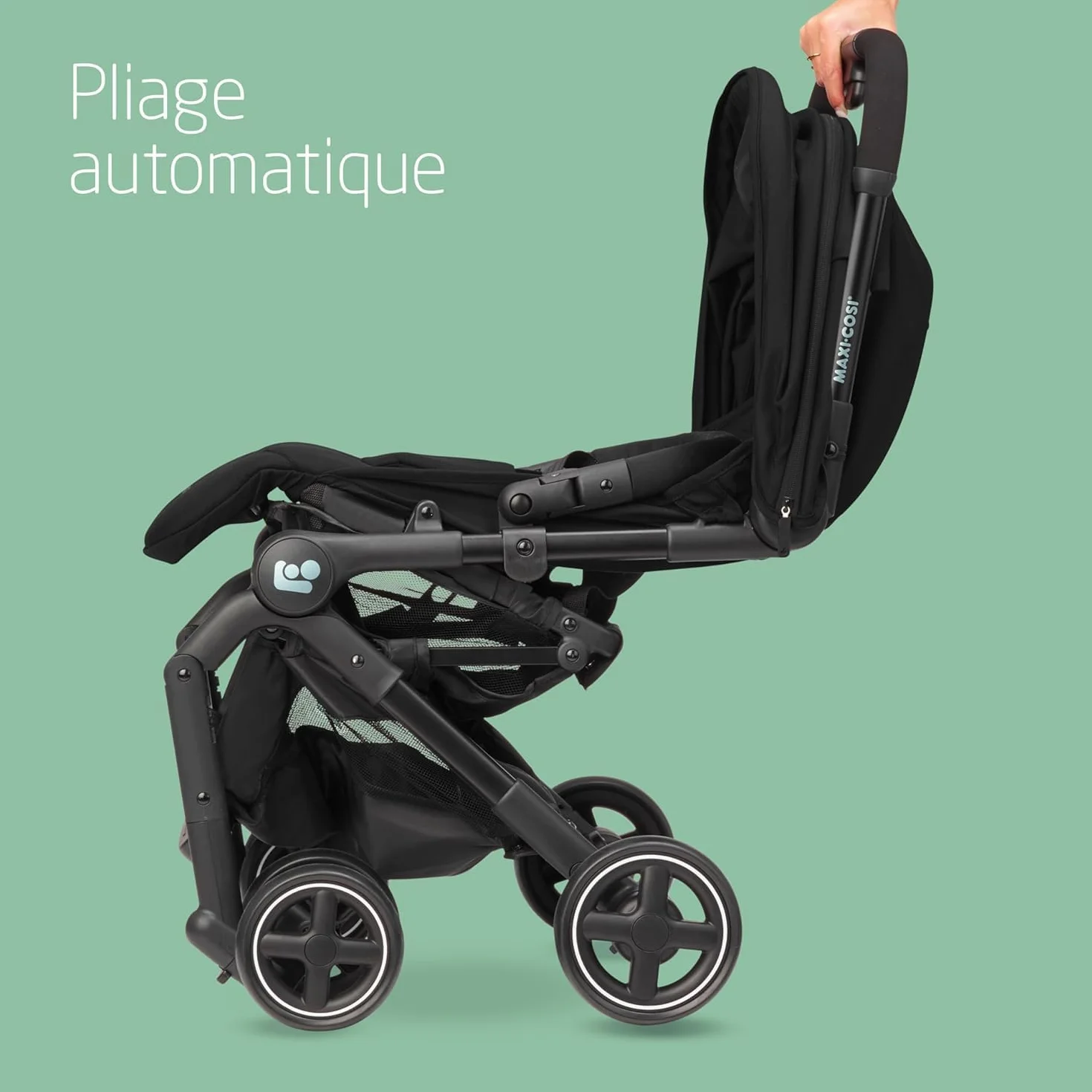 Maxi-Cosi Lara² Poussette Canne 0-4 ans 0-22 kg Légère Compacte Essential Black