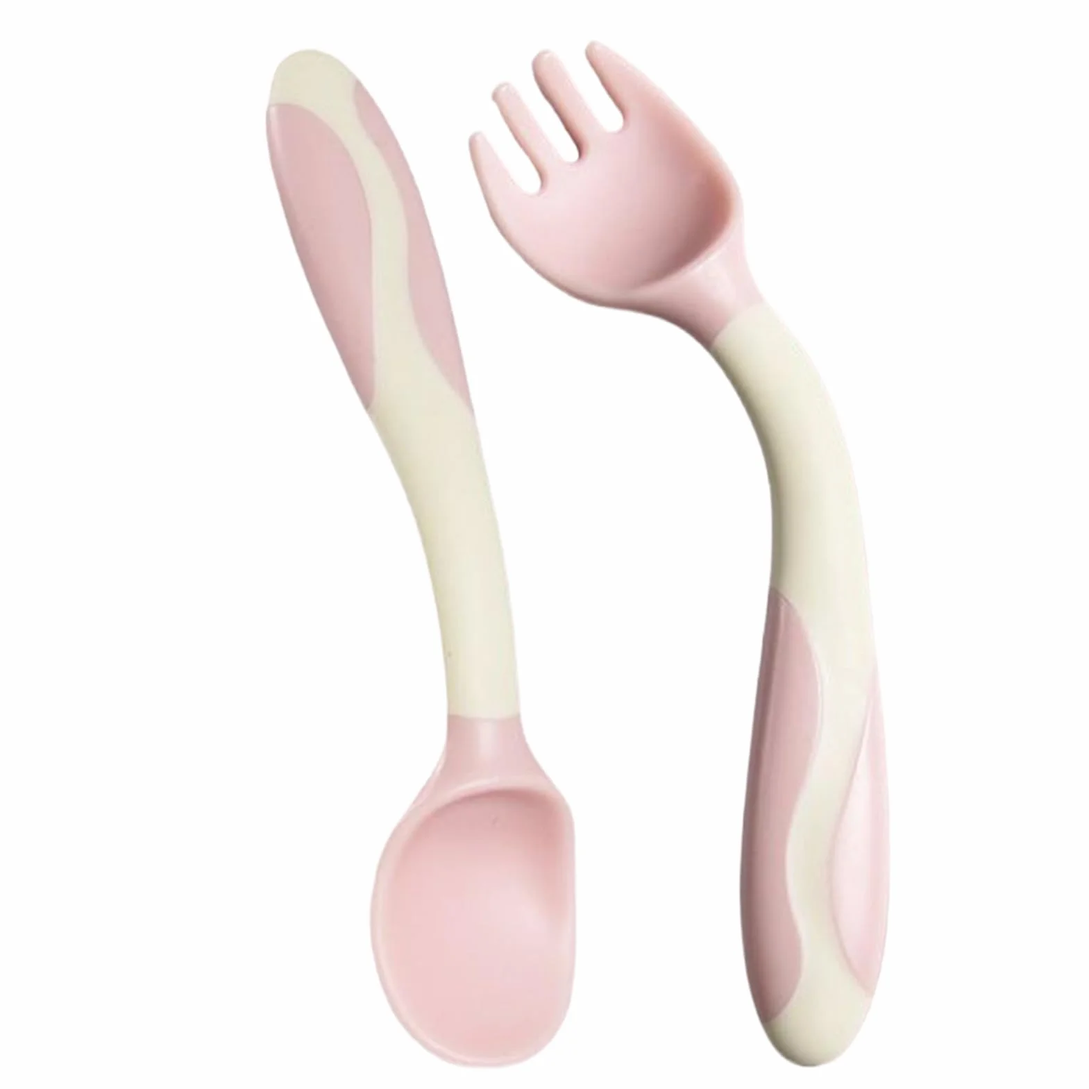 Set De Fourchette Et Cuillère Pour Bébé - Couverts Premiers Ustensiles Sevrage Alimentaire