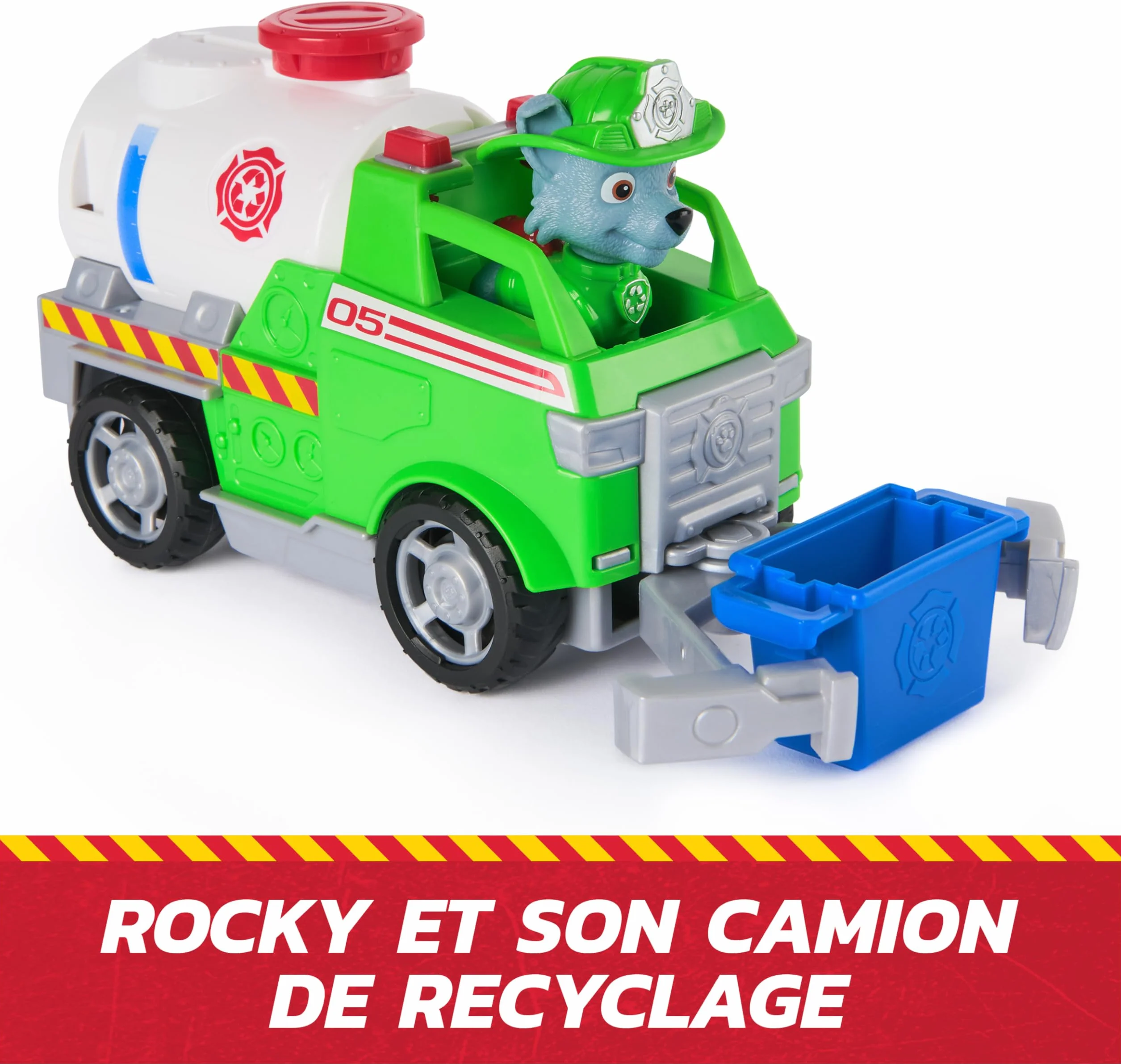 Paw Patrol Pat Patrouille Véhicule Figurine Rocky Fire Rescue Mission Pompiers Voiture Figurine Collectionner Bac Pince Jouet Enfant 3 Ans+
