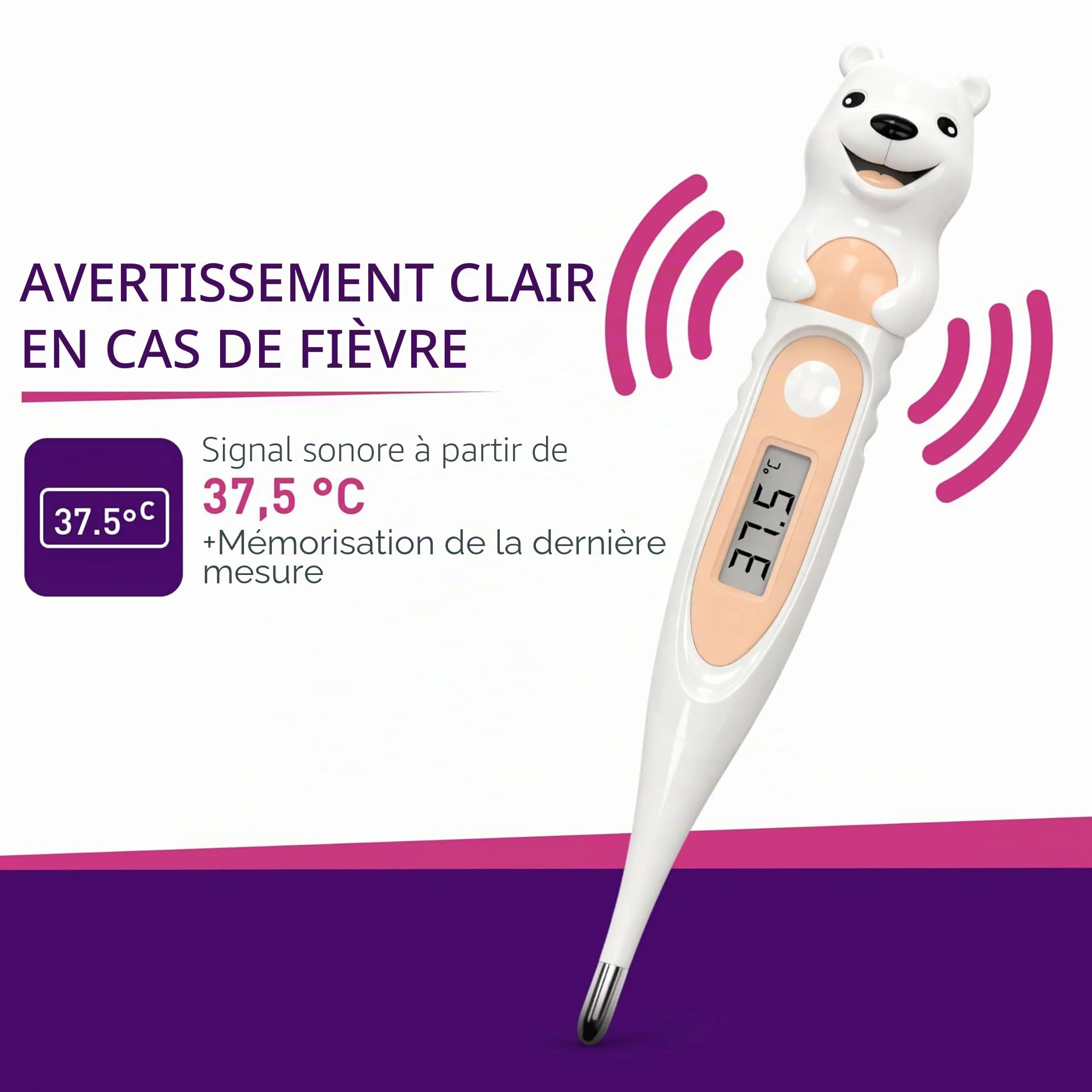 Thermomètre clinique numérique SC 44 flex Speed