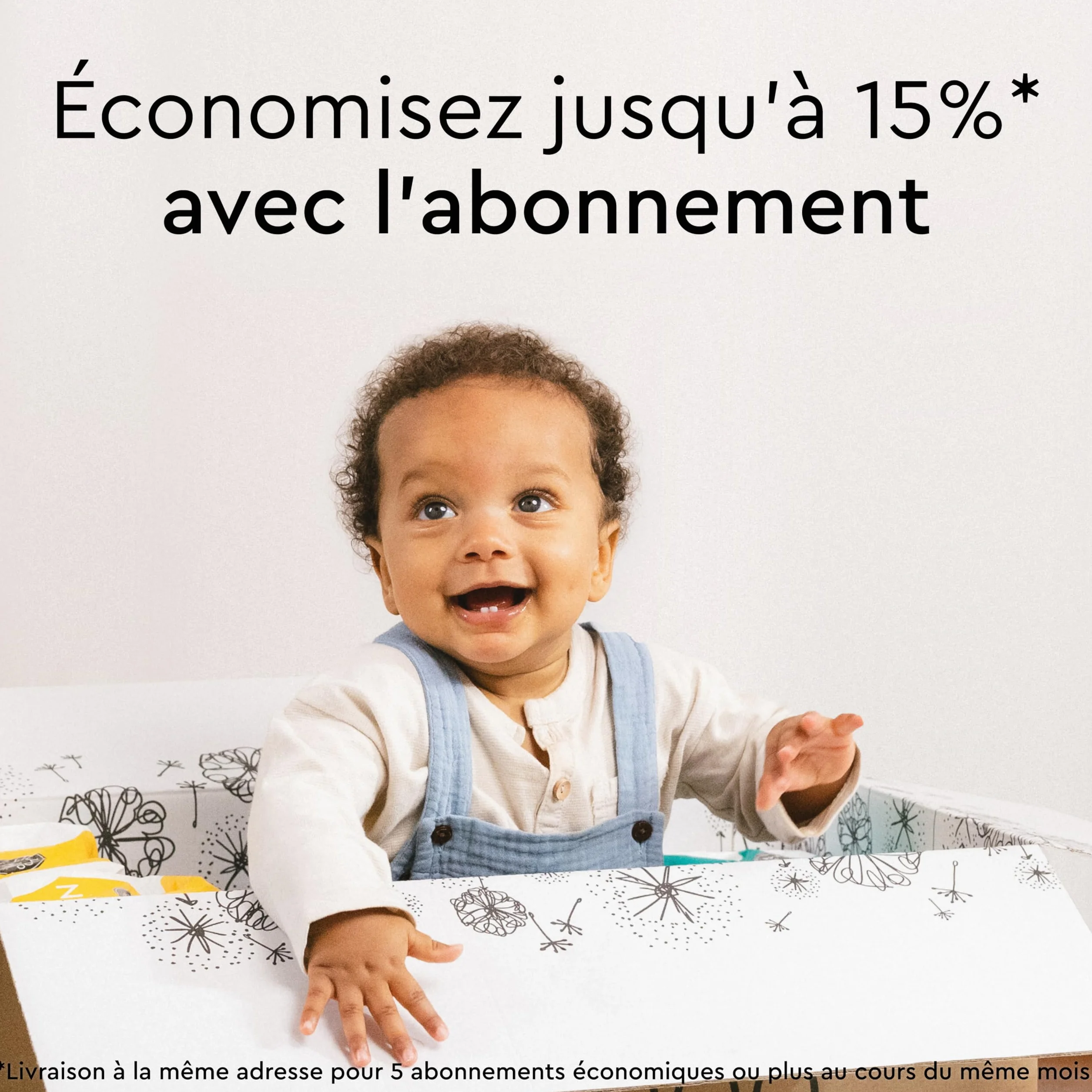 Lingettes LILLYDOO bébé 99% eau Lot 5 x 60 300 pièces sans plastique sans parfum doux coton