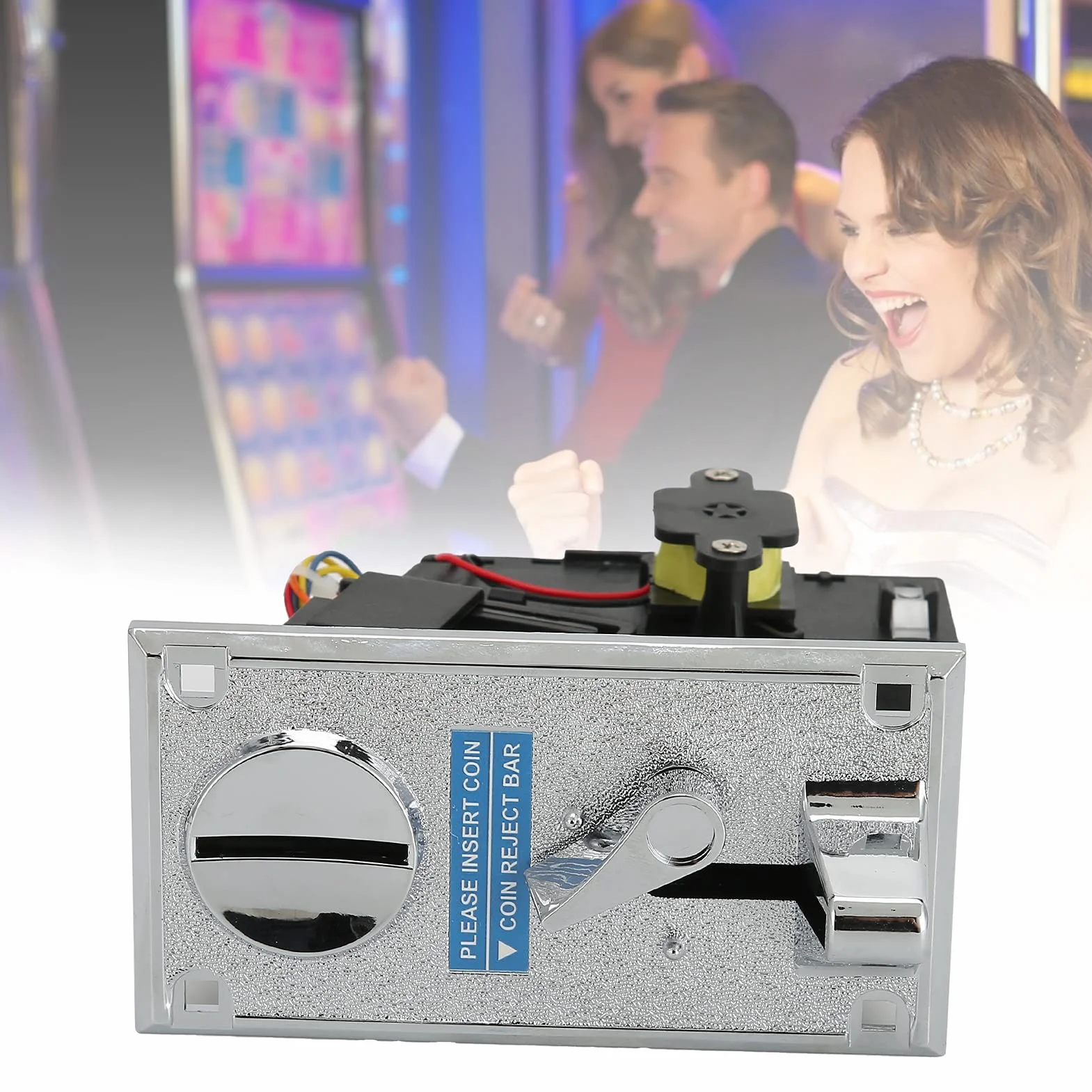 Accepteur de Pièces pour Jeu d'Arcade, Monnayeur à Roulettes, Sélecteur de Pièces Électronique Programmable CPU