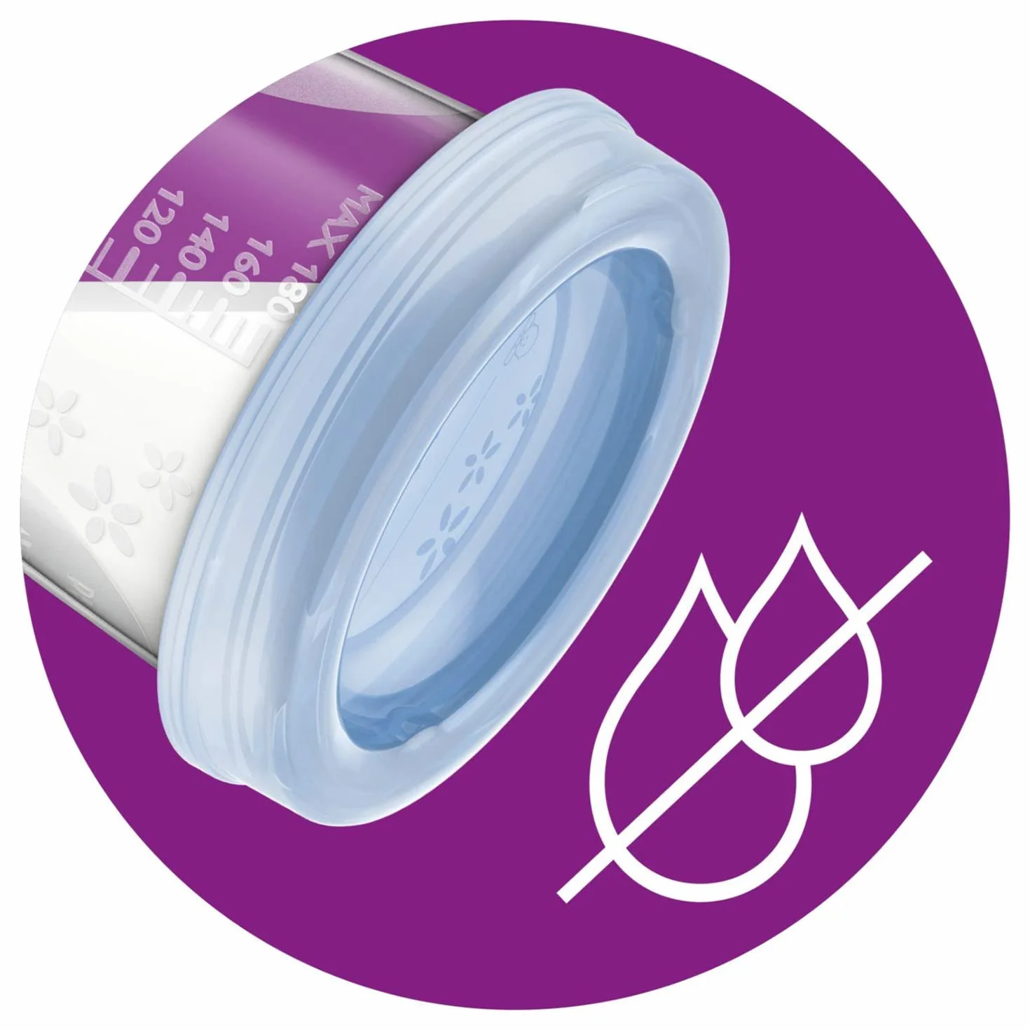 Philips Avent Lot de 5 Pots de Conservation 180 ml