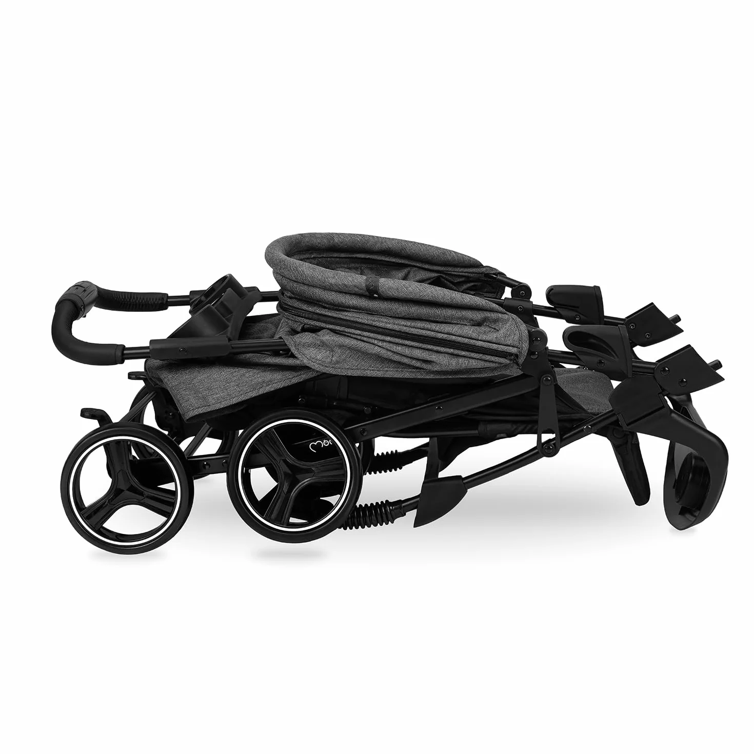 Poussette MoMi ISLA 6 mois 15 kg harnais 5 points panier couvre-pieds porte-gobelet plateau goûter sac couches