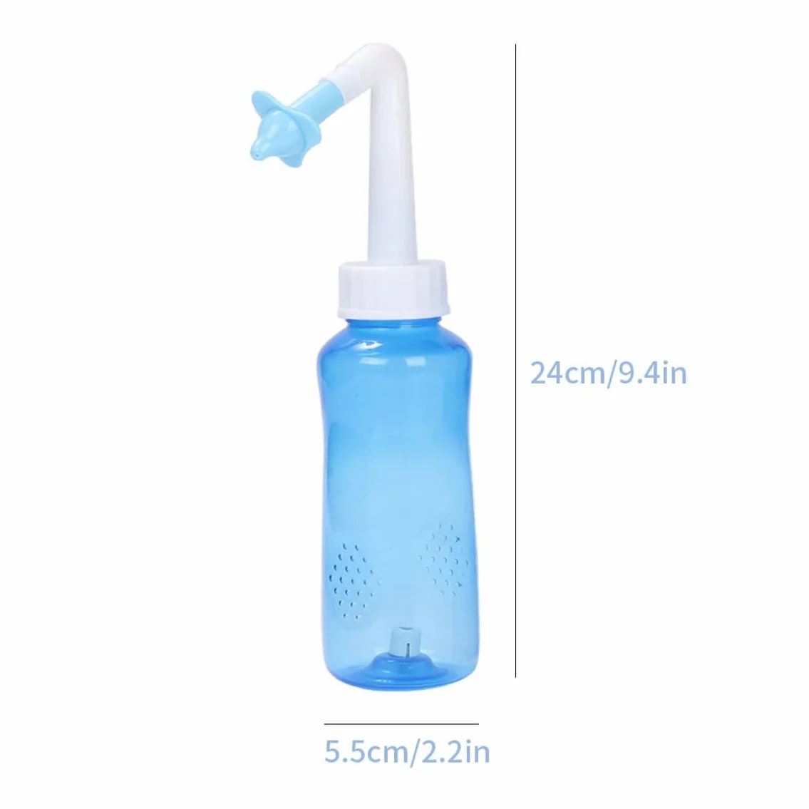 Kit de Rinçage des Sinus Bouteille Nettoyeur Lavage du Nez Irrigation Nasale pour Enfant Adulte