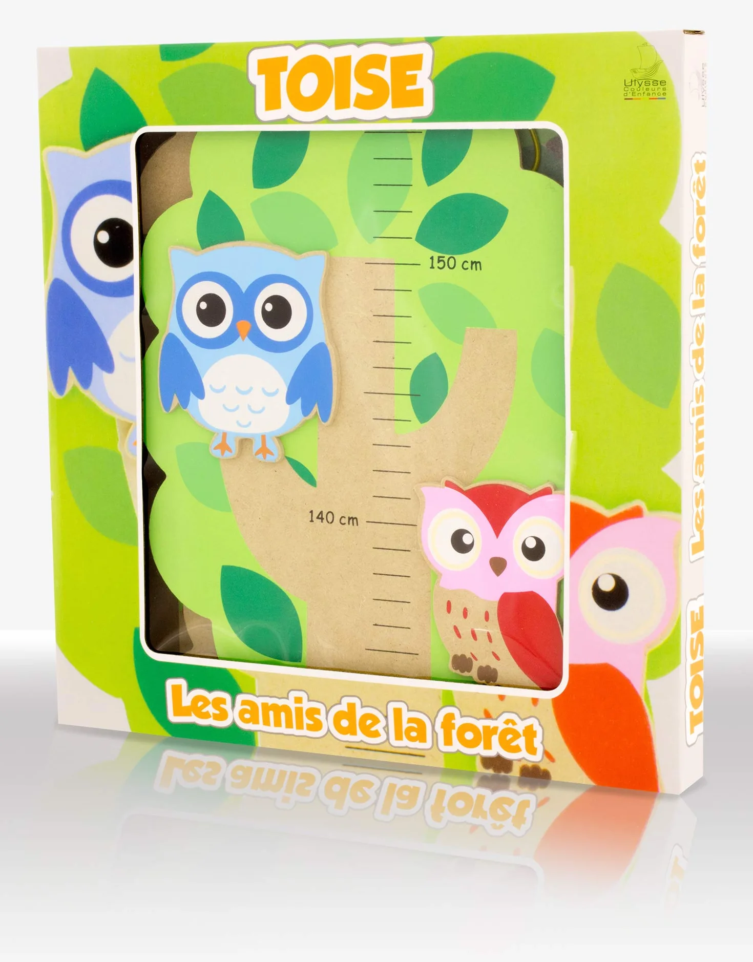 Ulysse Couleurs D'enfance Toise en Bois Blanc