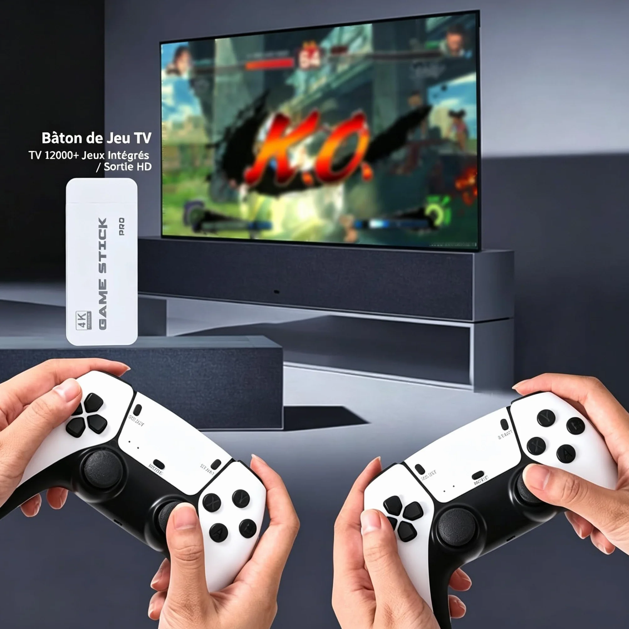 Console Retro RGD10 Pro 4K Sans Fil 2,4G 64Go 128Go Jeu de Combat Deux Joueurs