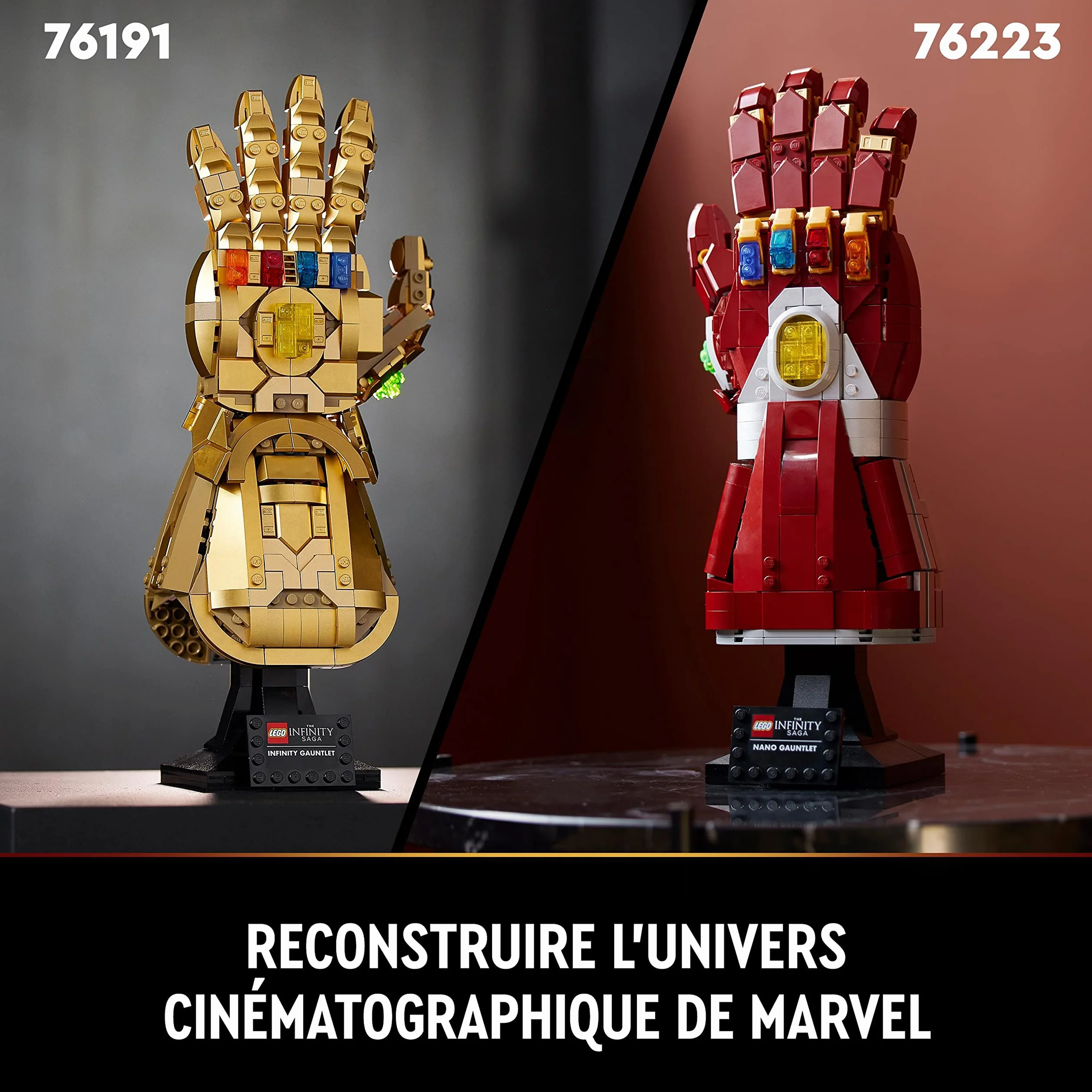 LEGO Marvel Le Nano Gant de l’Infini 76223 Kit de Construction
