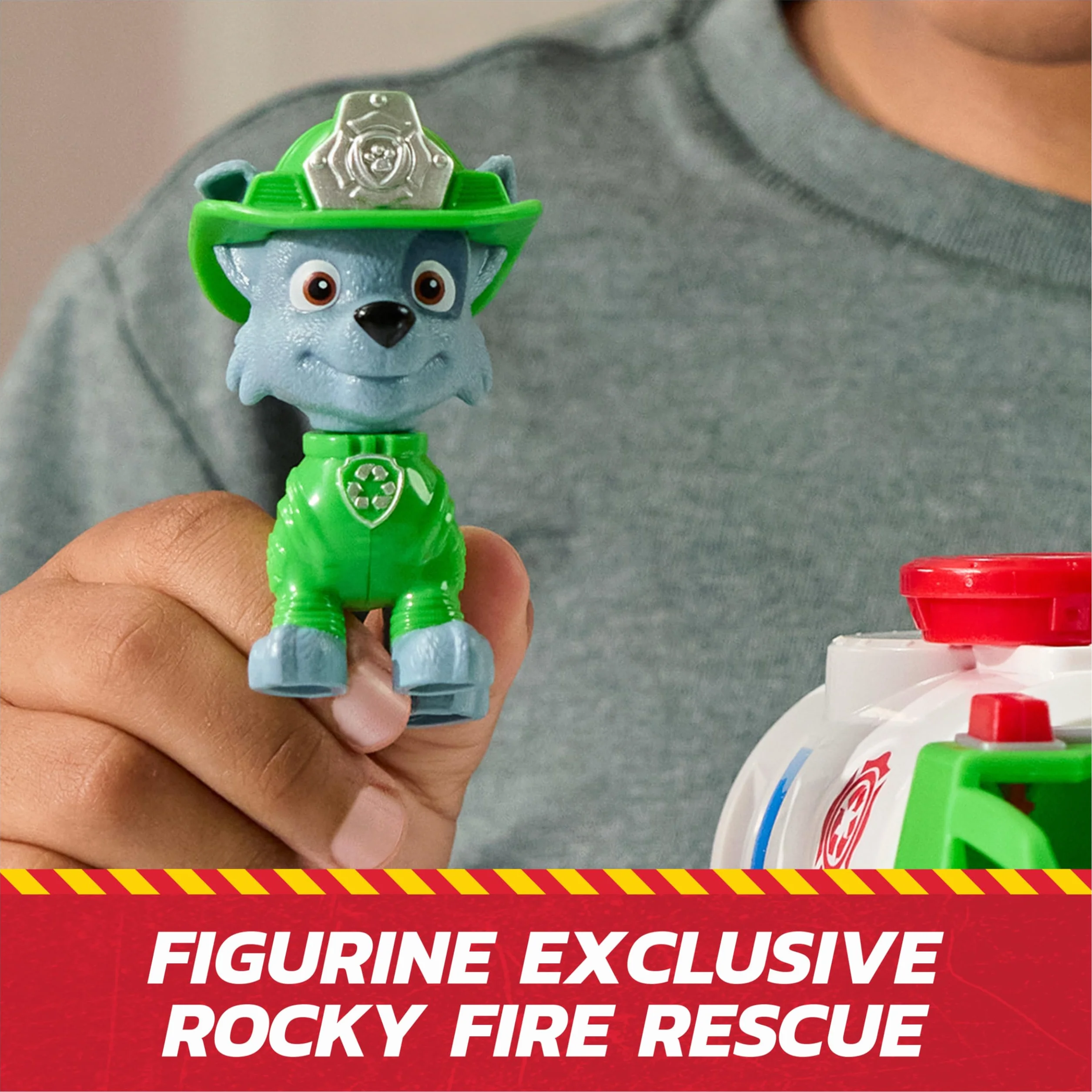 Paw Patrol Pat Patrouille Véhicule Figurine Rocky Fire Rescue Mission Pompiers Voiture Figurine Collectionner Bac Pince Jouet Enfant 3 Ans+