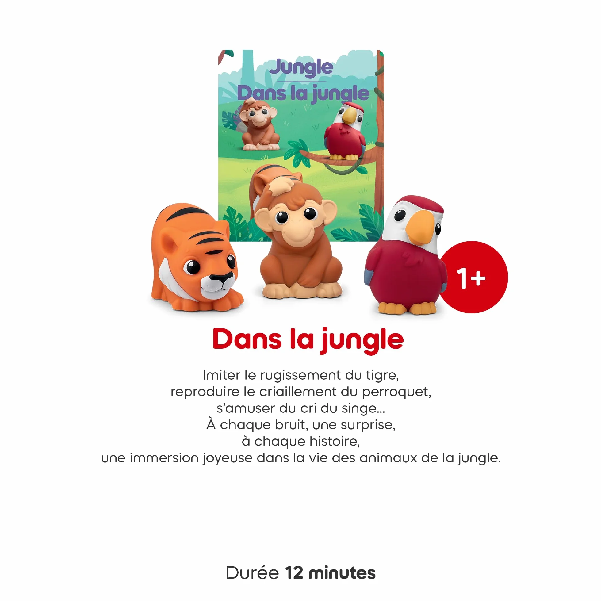 tonies Coffret Mes Premiers, Dans La Jungle, Personnage Audio Compatible Toniebox