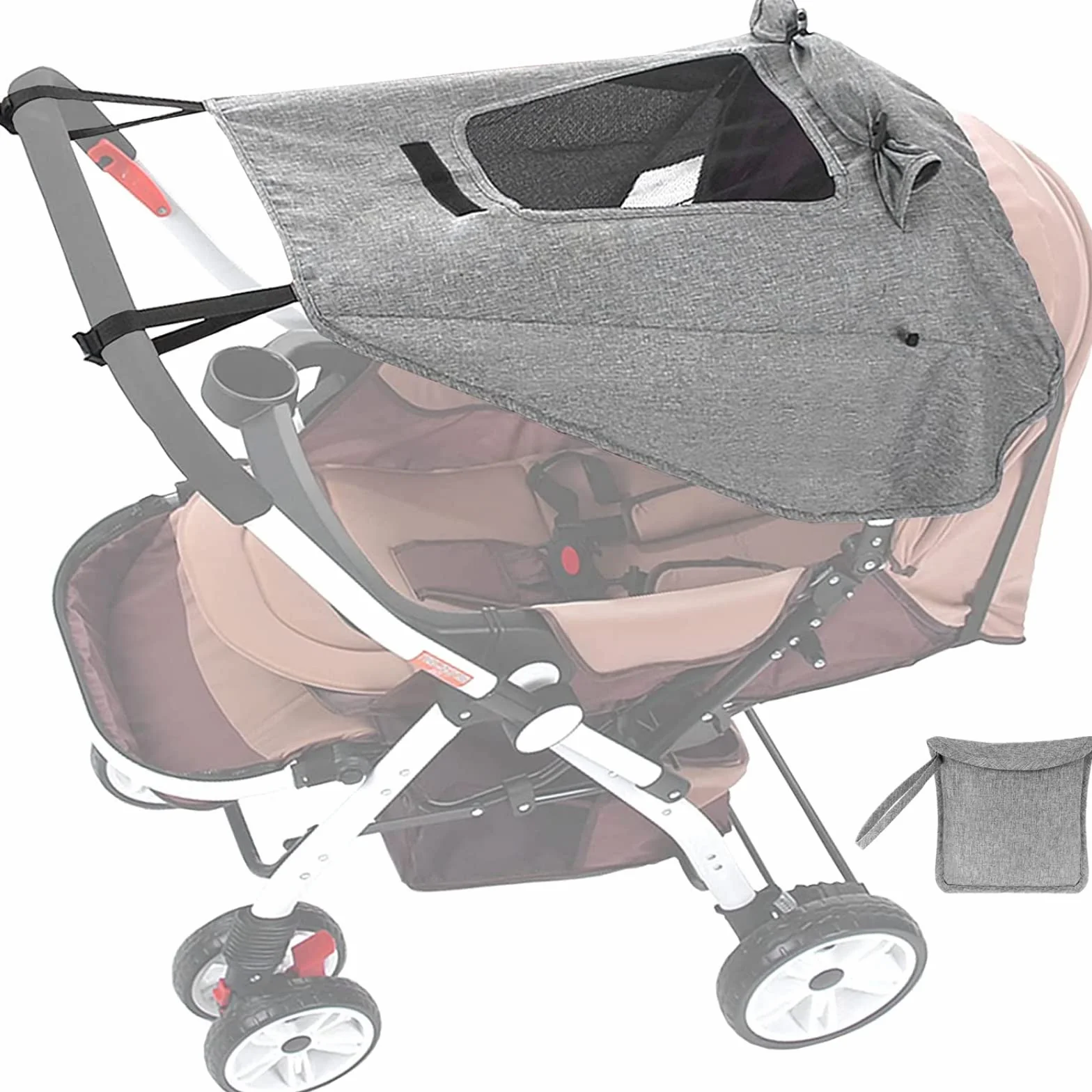 Pare Soleil Poussette Universelle Anti-UV Imperméable