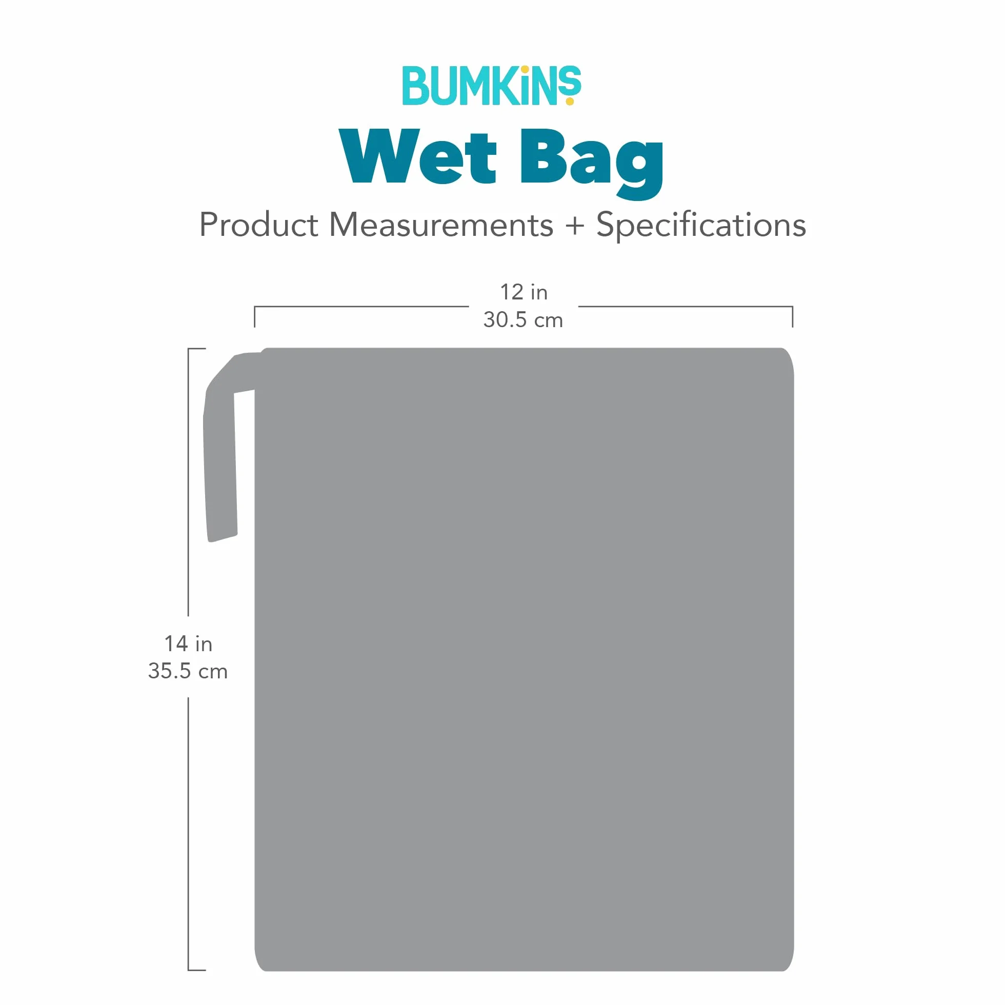 Bumkins Disney Sac imperméable lavable réutilisable 30,5 x 35,6 cm Mickey Mouse
