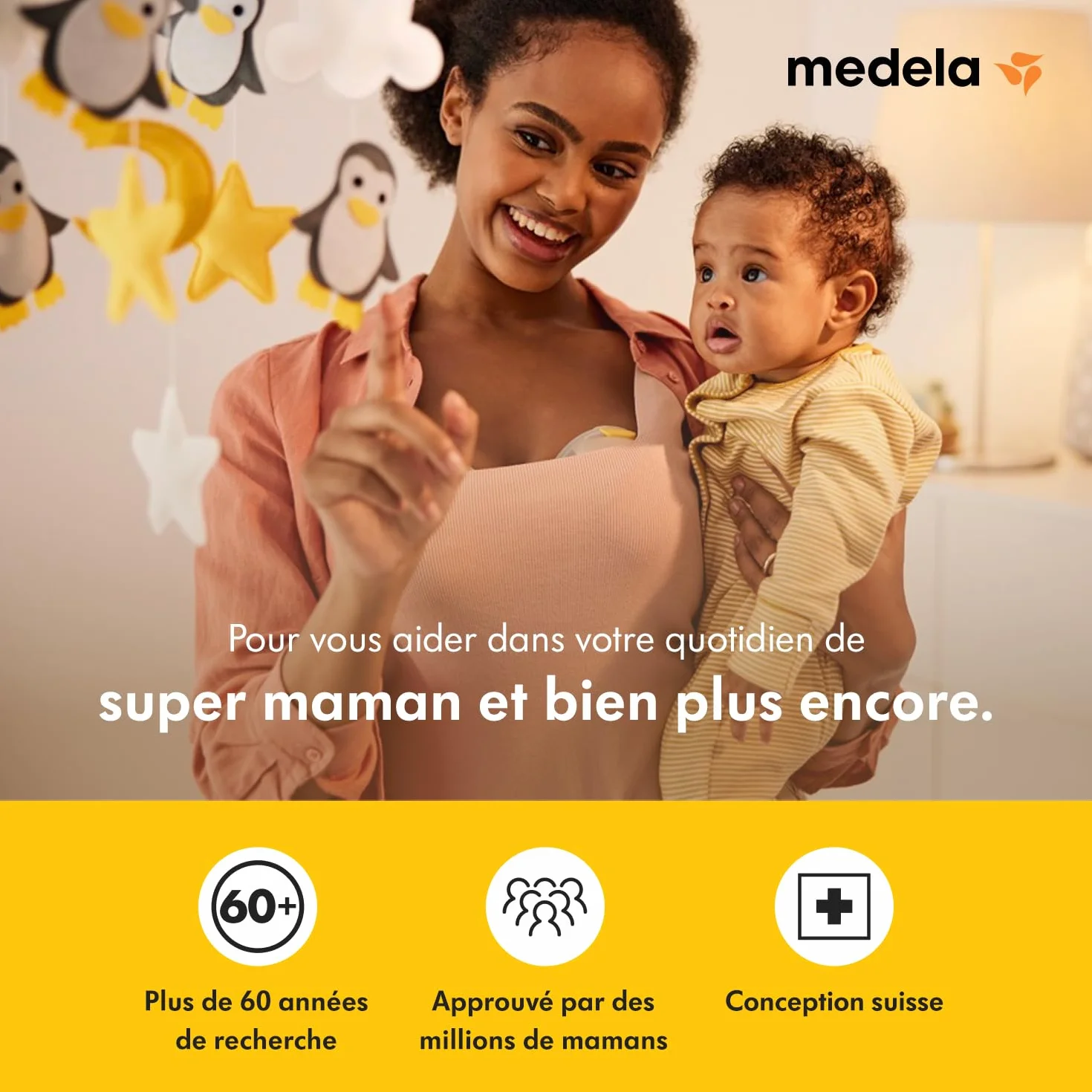 Medela collecteur de lait maternel In-bra 30 ml, étanche, sans BPA, lavable au lave-vaisselle