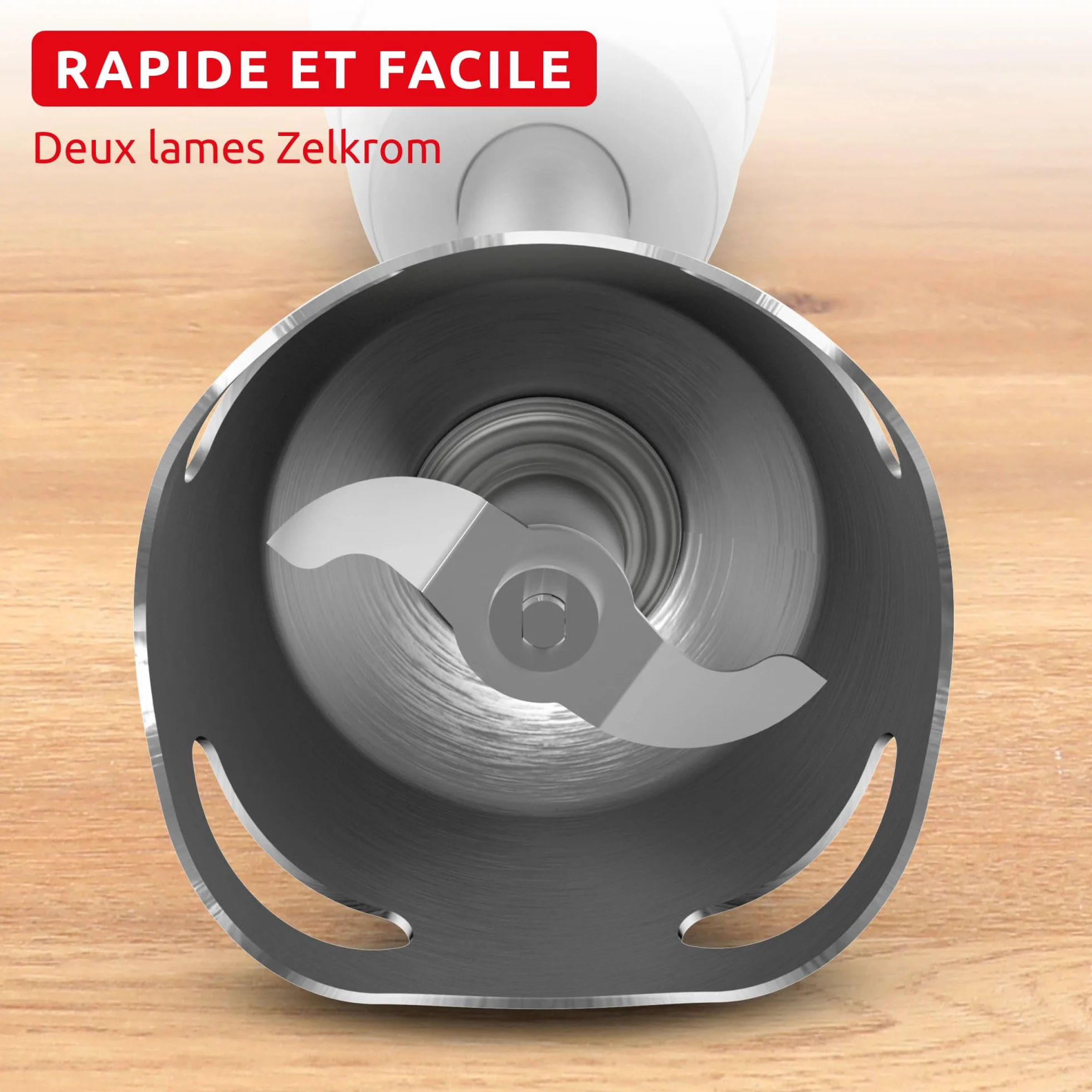 Moulinex Easy Milker & Easychef, Préparateur de lait végétal avec pied mixeur, Lames Zelkrom, 2 vitesses