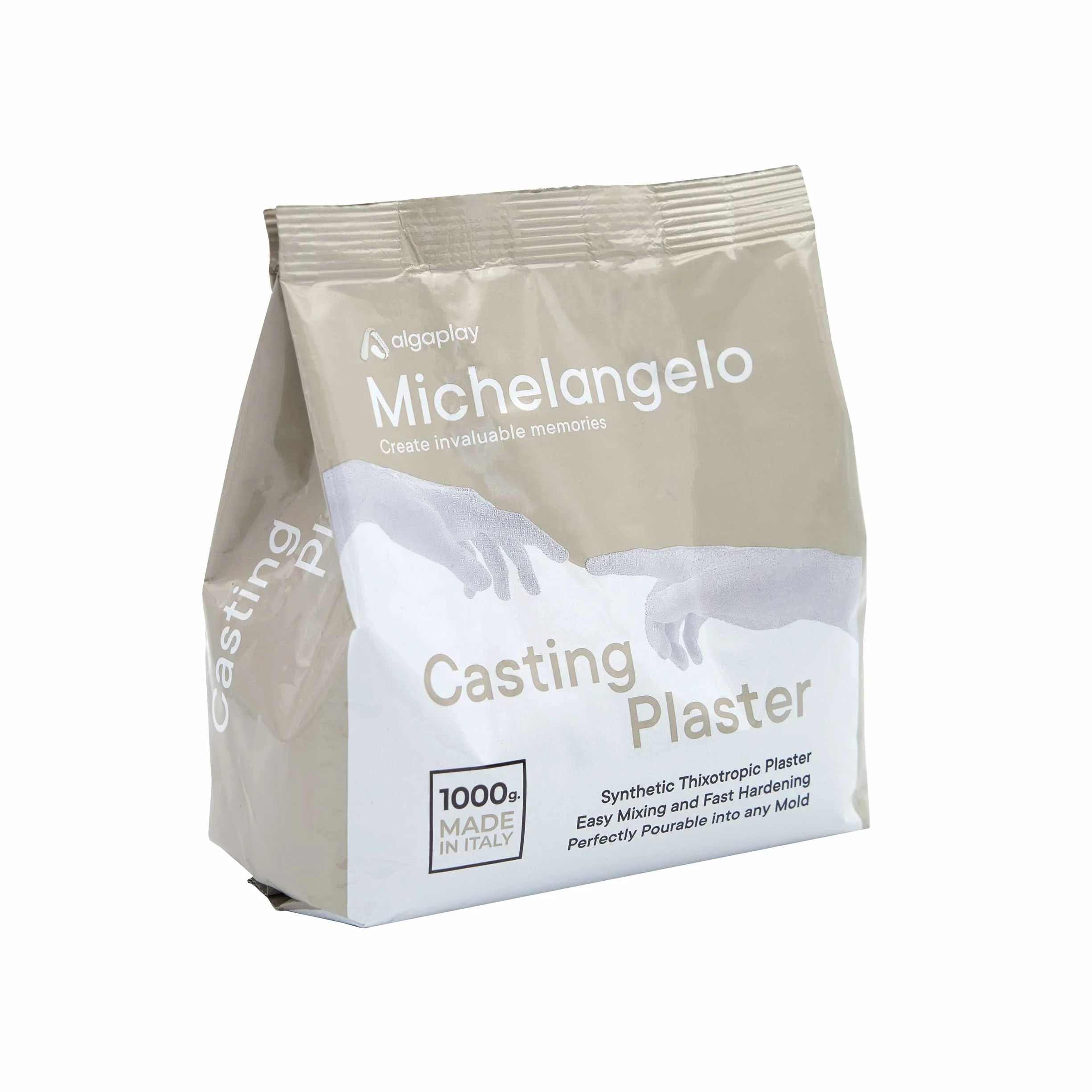 Michelangelo Kit Refill matériaux de moulage pour 4 mains adultes enfants