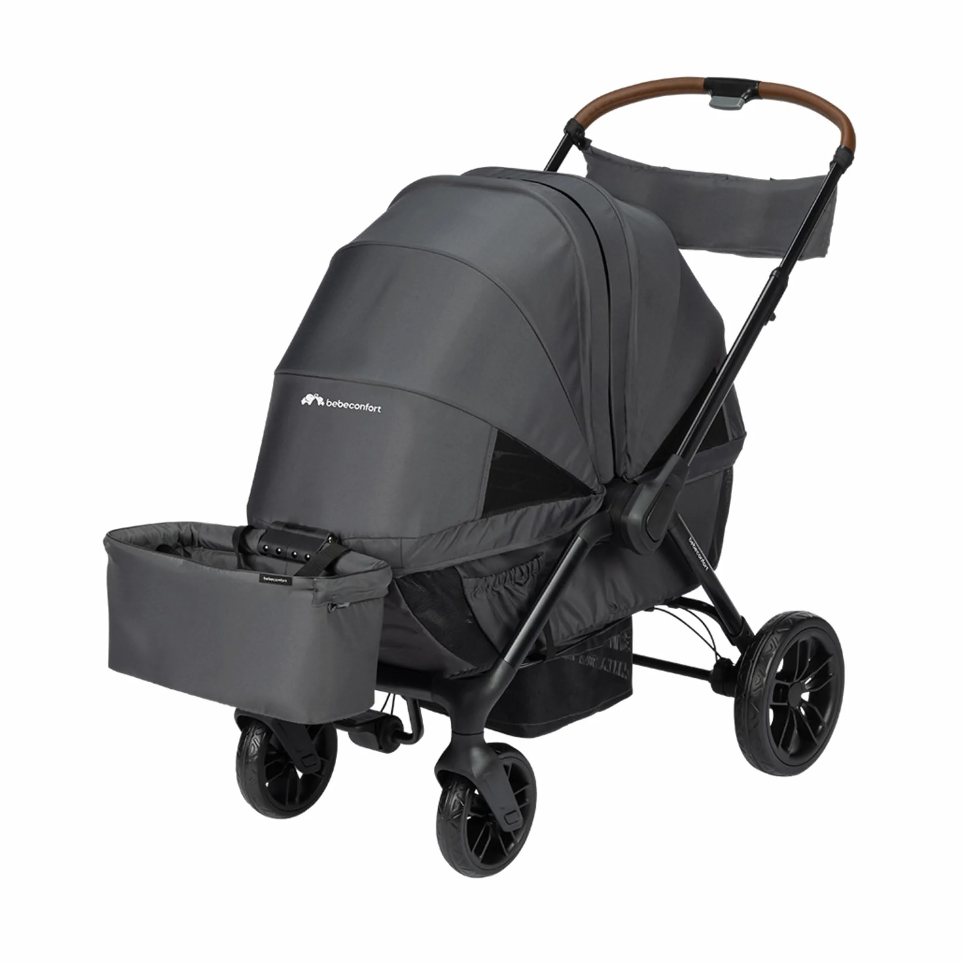 Bebeconfort Helios Poussette Double 0-4 ans 0-22 kg 2 Sièges Face-à-face Tout-terrain Pliage Compact