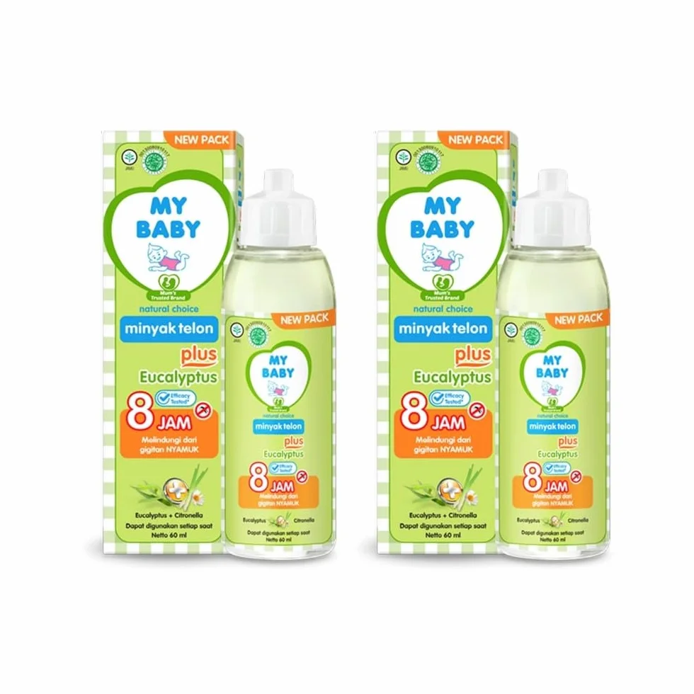 Minyak Telon Plus Eucalyptus 60 ml Lot de 2