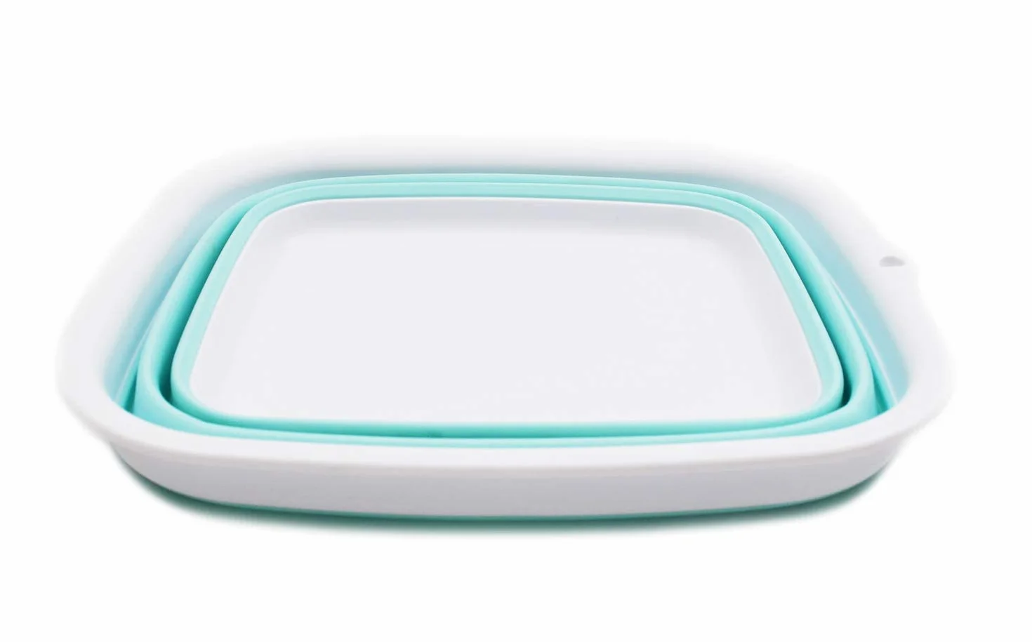 SAMMART Baignoire Pliable 7,7 L Bassin de Lavage Portable Plastique Peu encombrante