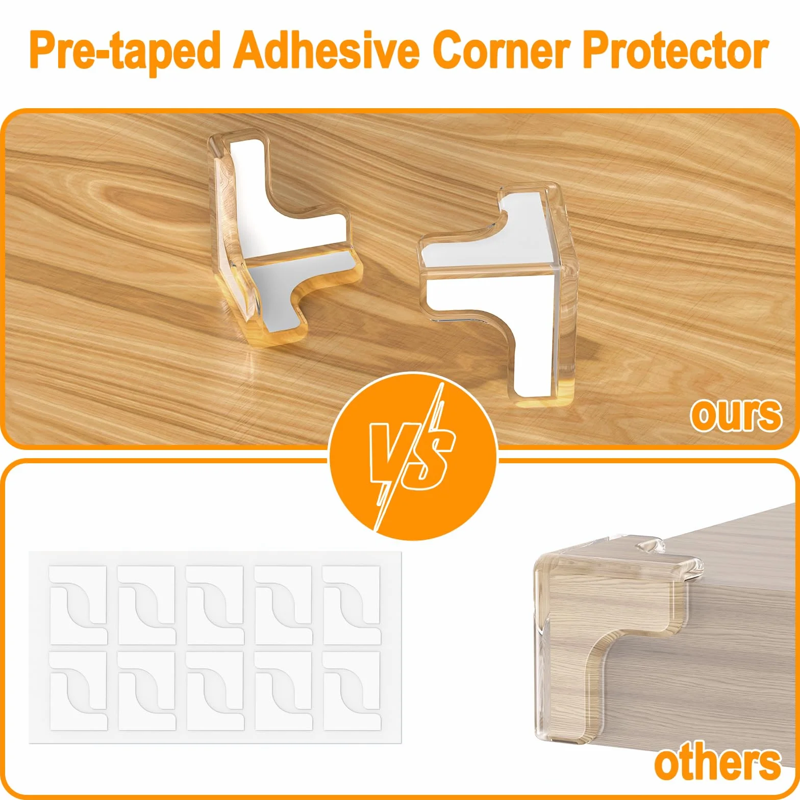 Protection Coin de Table Bebe Transparent 12PCS Forte Adhérence