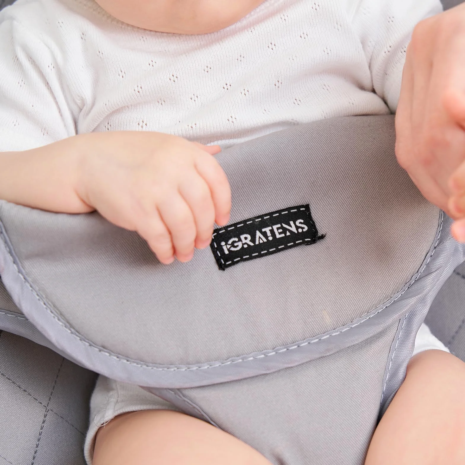 Housse pour transat Baby Bjorn Balance Soft & Bliss, 100% coton, gris clair
