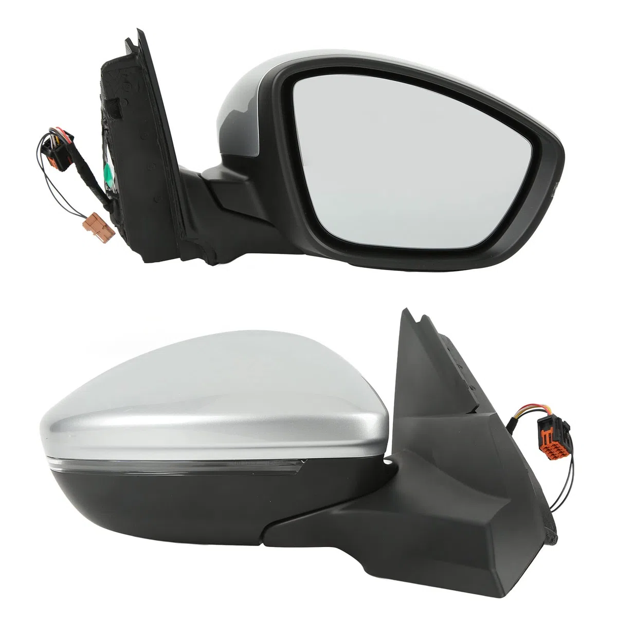 Miroir de vue arrière torvexe, verre de rétroviseur latéral, remplacement de 2008 P24C 2019+ côté droit Imagerie claire couleur