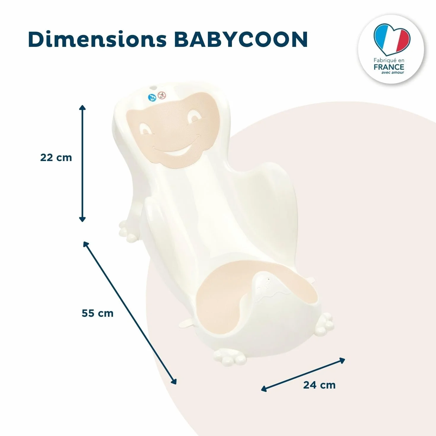 Anneau THERMOBABY de bain babycoon Transat Marron glacé
