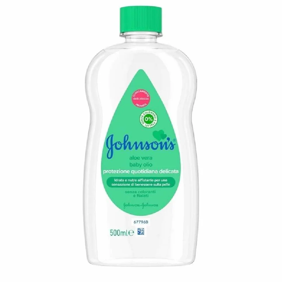 Huile pour bébé à l'aloe vera 300 ml Lot de 2