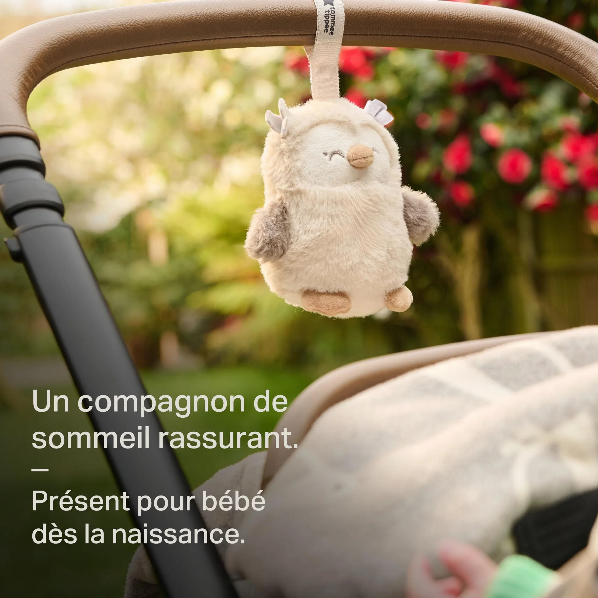 Tommee Tippee Mini OllieChouette Aide au sommeil portable bruit blanc machine rechargeable USB 72h lavable