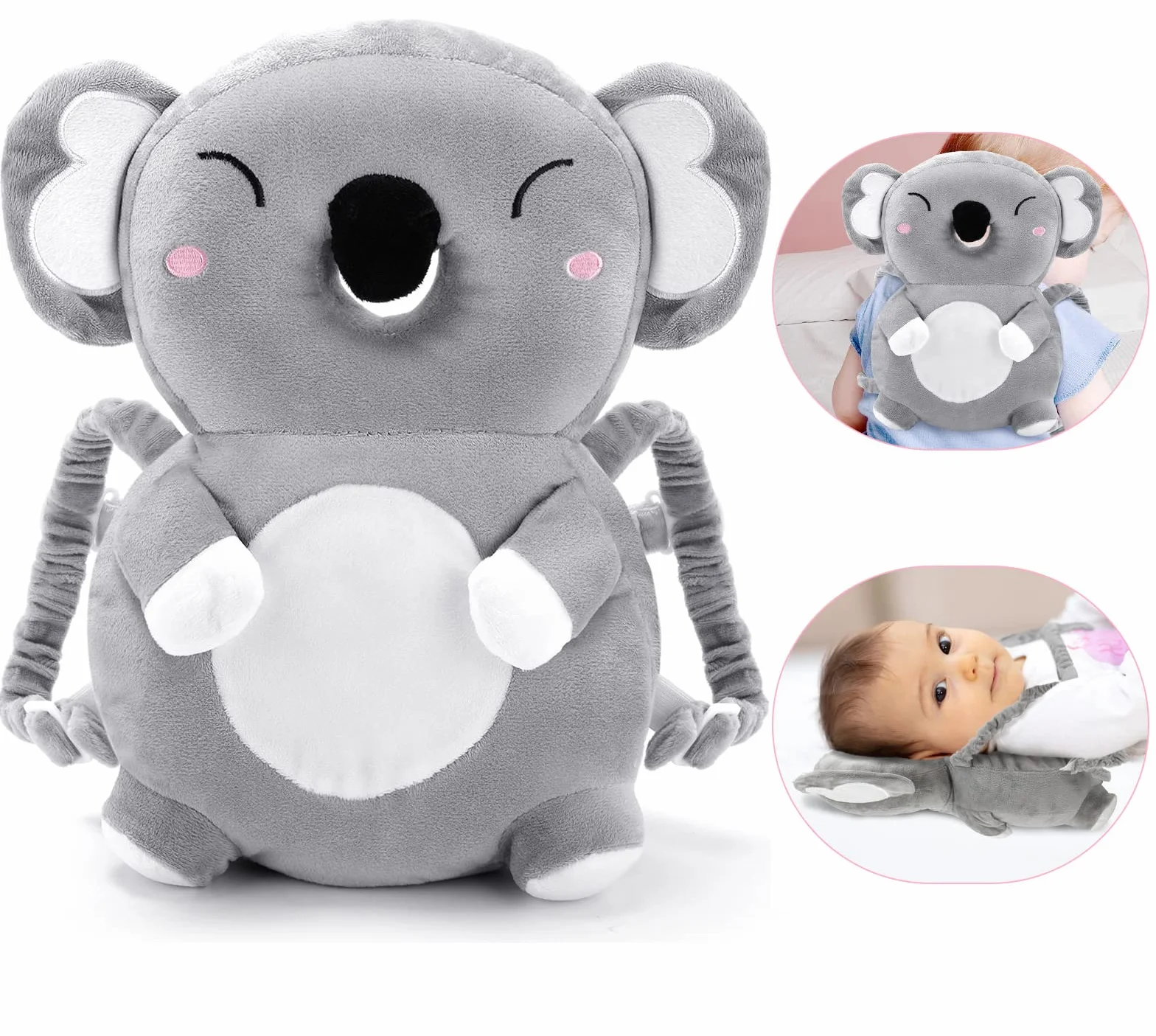 Doux Coussin Protection Tête Bébé 4-24 Mois Anti-Chute Enfants