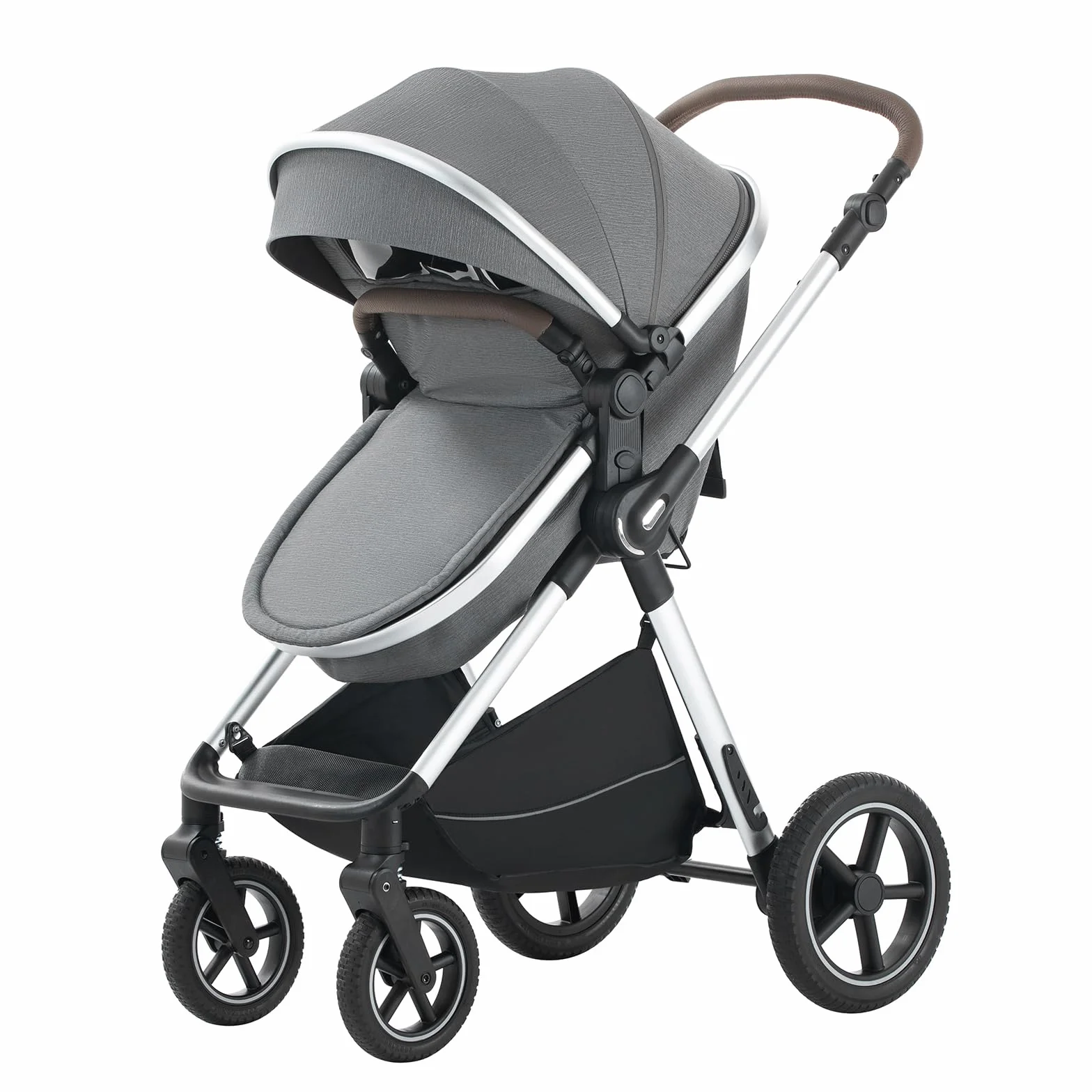Poussette 3 en 1 Citadines Combinée Tricycle Baby Walker Haute Paysage pour 0-36 mois Pliante Trolley Bébé