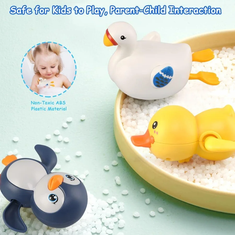 Jouets de Bain 4 Pièce pour Enfants 1-4 Ans, Jouets Flottants d'Eau, Cadeau Garçon Fille