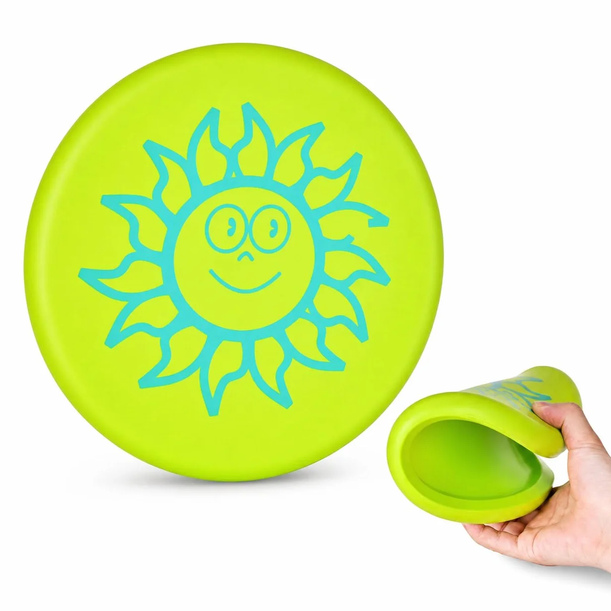 Disque Volant pour Enfants, Flying Disks Léger Antidérapant, Jouet de Sport de Plein Air
