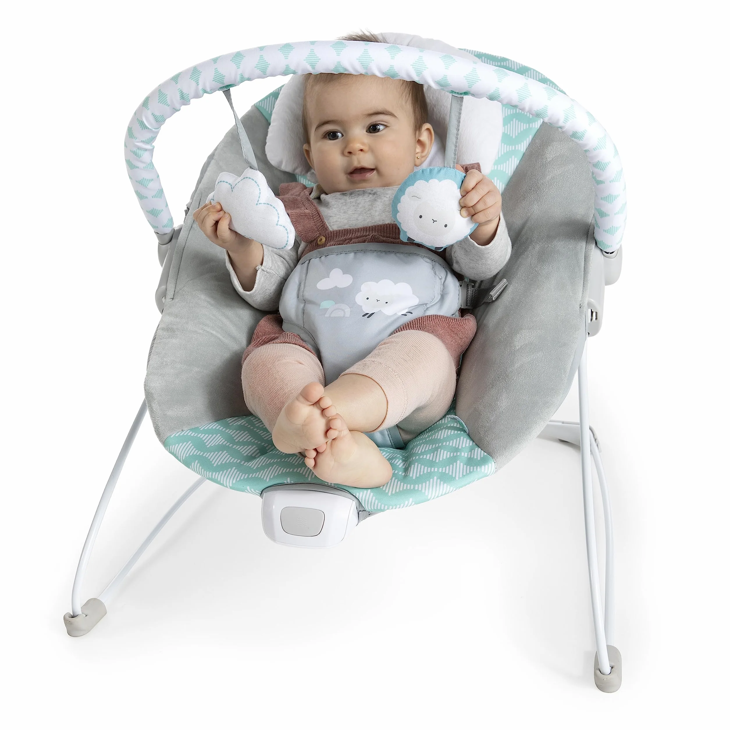 Ingenuity Siège gonflable vibrant de luxe pour bébé 0-6 mois Goji