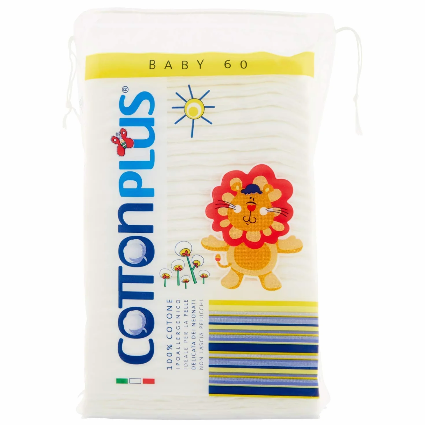Cotton Plus Bébé hydrophile Coton 60 pièces
