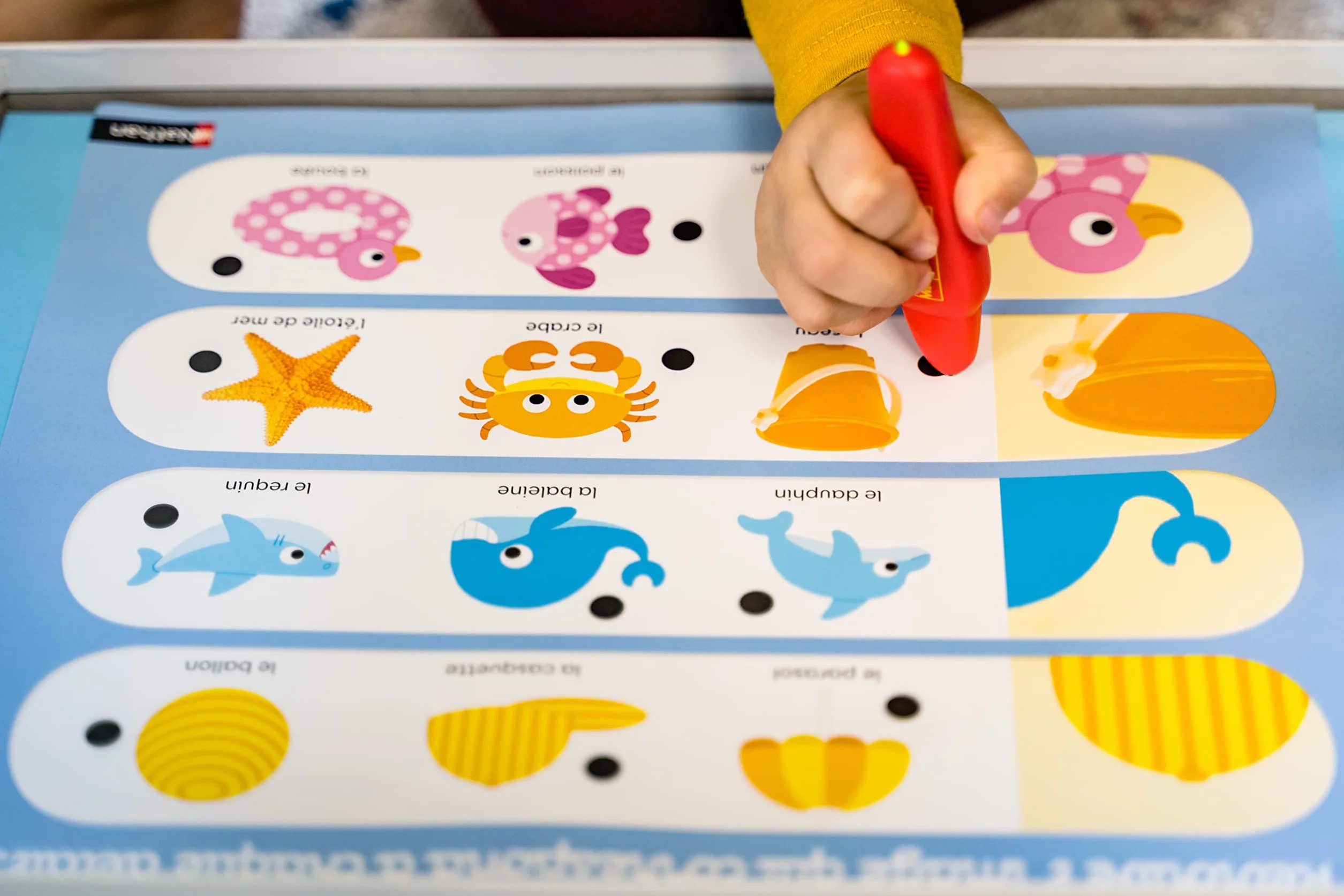 Nathan Baby Electro Mon imagier Jeu d'apprentissage électronique Premiers Mots dès 2 Ans