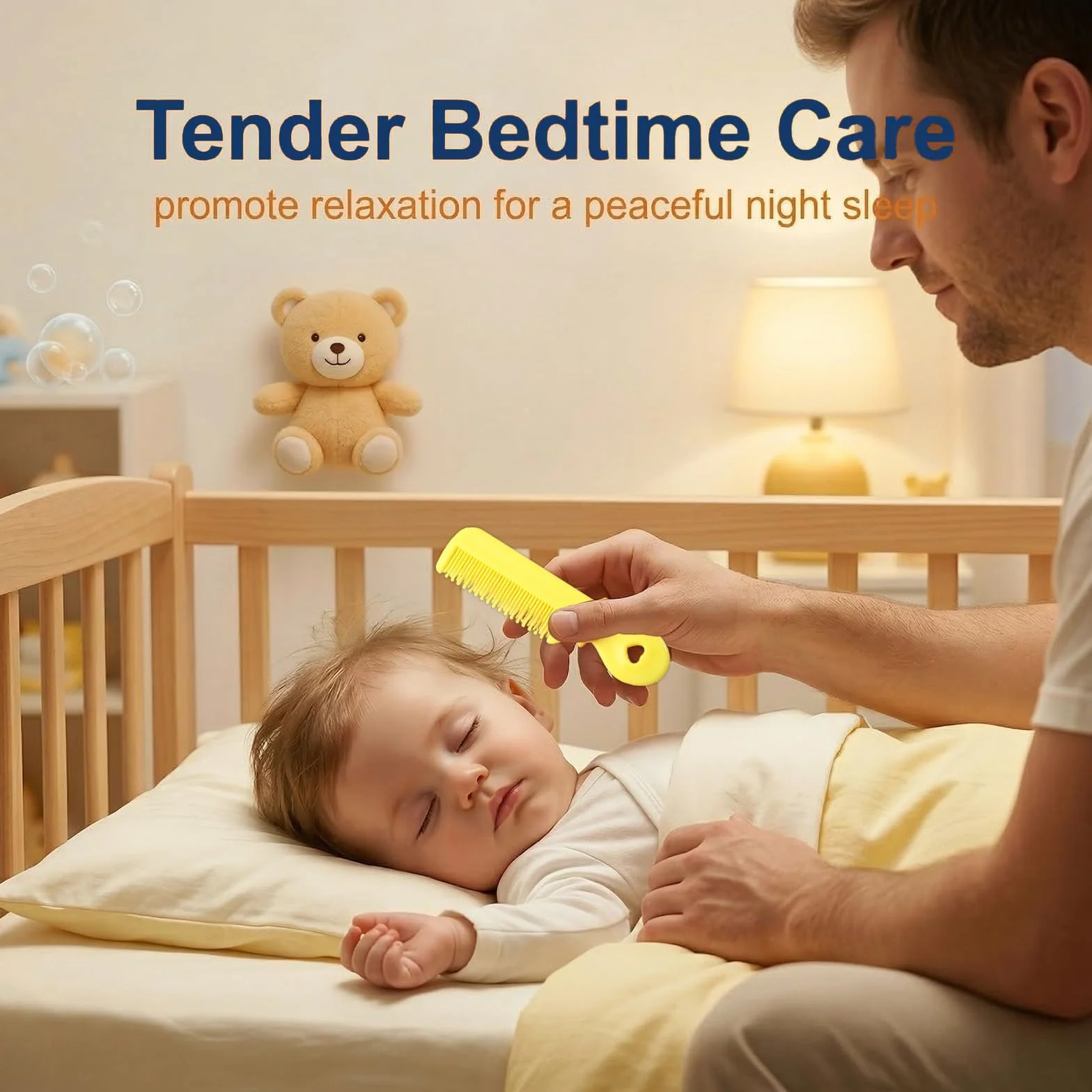 Peigne Croute De Lait Bebe Brosse Silicone Bain Bebe Doux Jaune