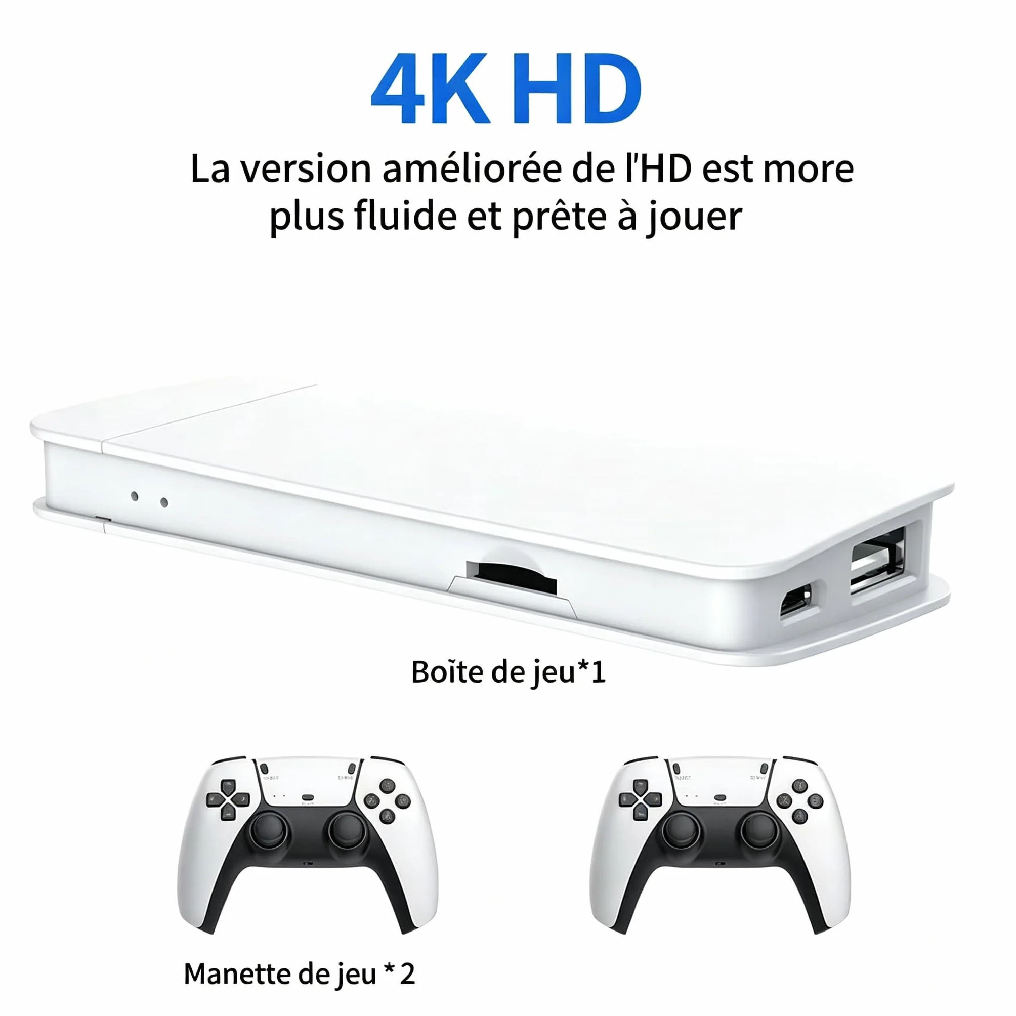 Console Retro RGD10 Pro 4K Sans Fil 2,4G 64Go 128Go Jeu de Combat Deux Joueurs