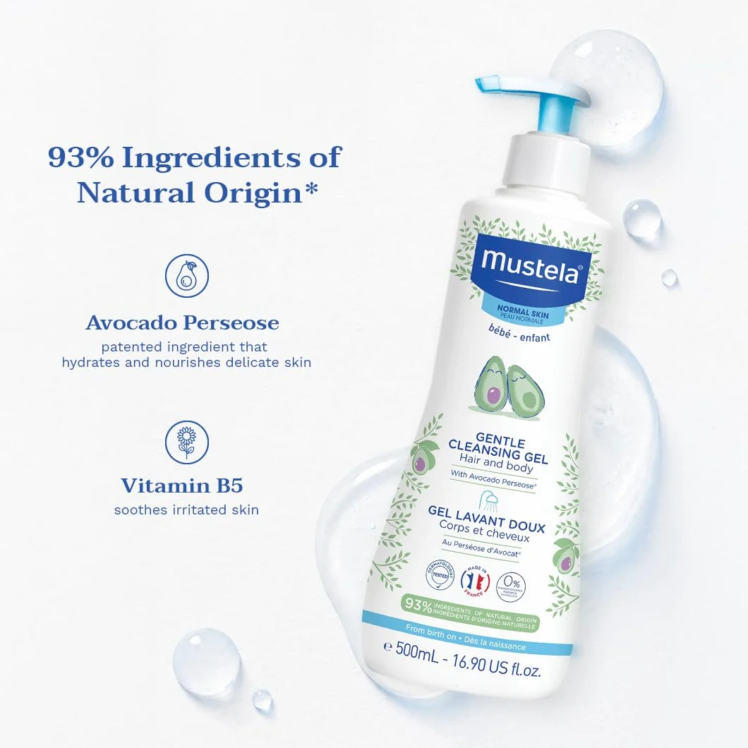 Mustela Gel Lavant Doux Flacon Pompe 500 ml