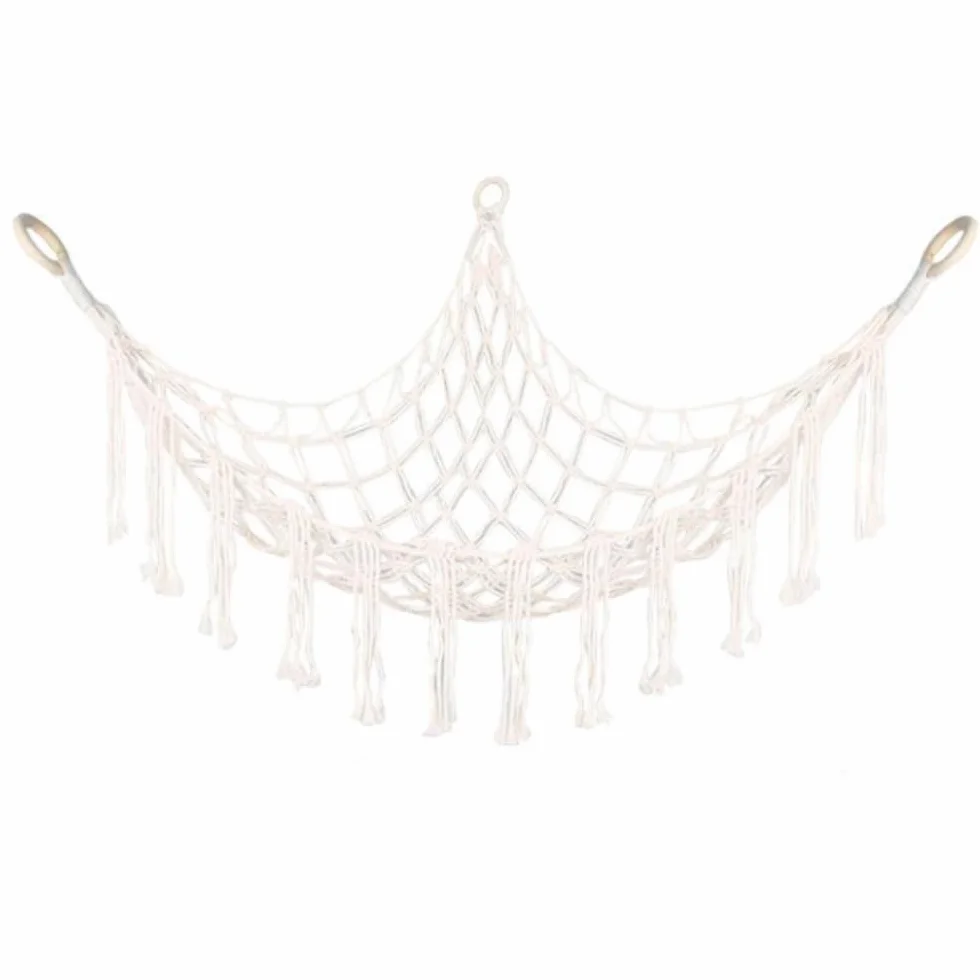 Hamac de Rangement pour Peluches, Sac en Filet Suspendu pour Jouets