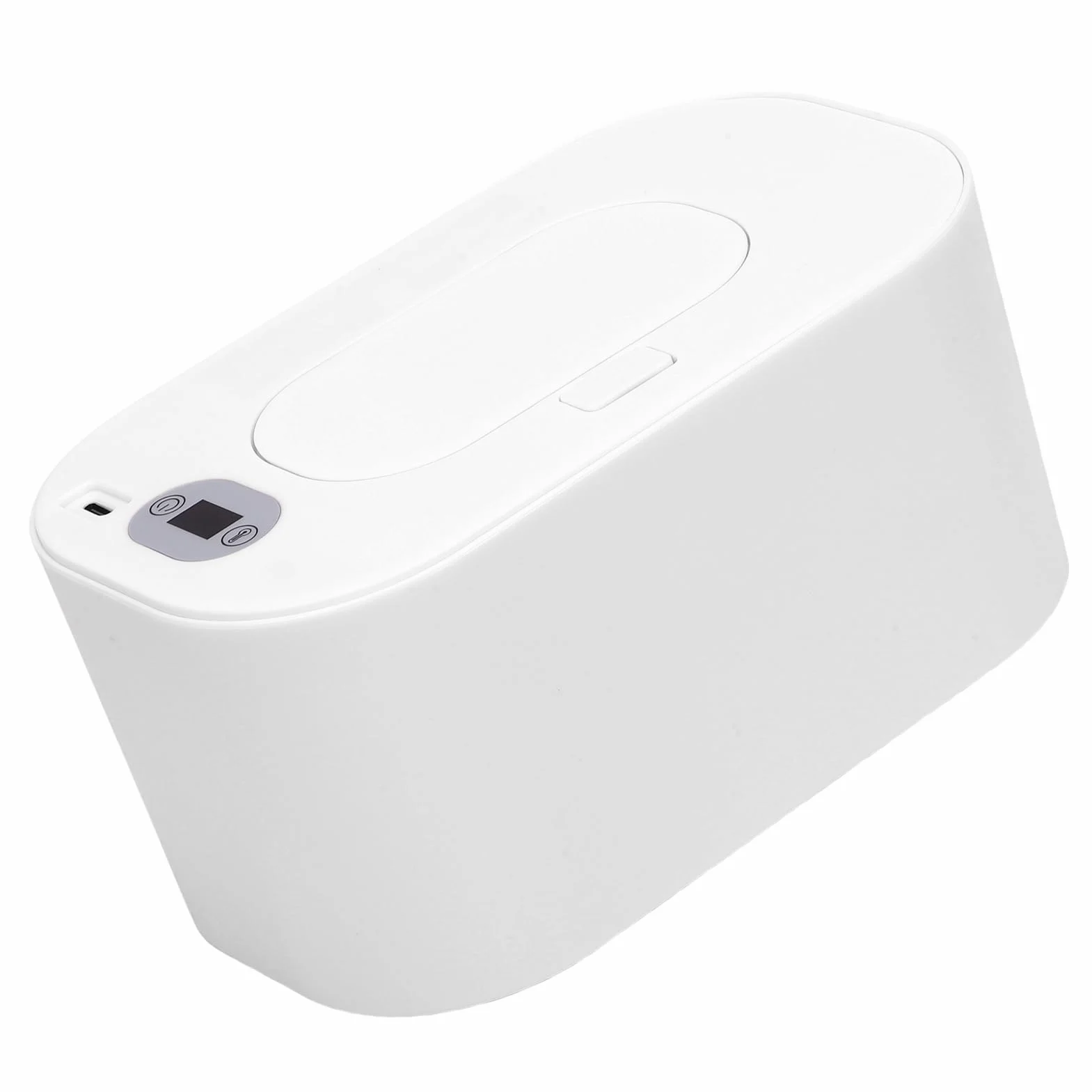 Chauffe-Lingettes pour bébé, Distributeur Portable de Lingettes Humides à Chauffage Rapide USB, Réglage de la Température