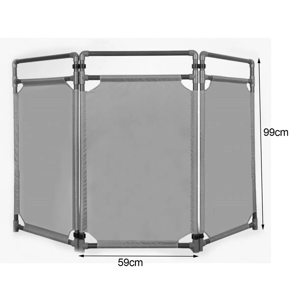 Panneaux de barrière de Circulation rétractables - Clôture de sécurité Pliable et Portable pour l'entretien des allées et des garages, Hauteur 99 cm, Bleu - Idéal pour la