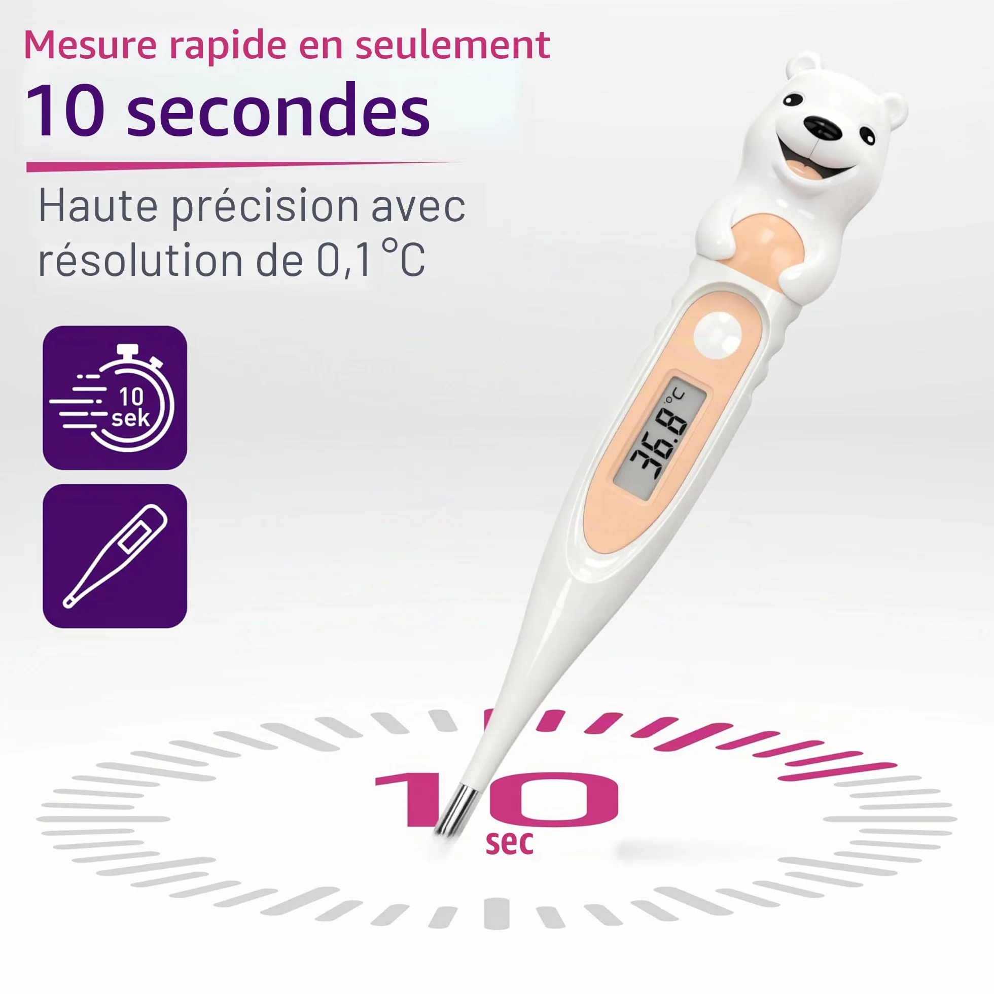 Thermomètre clinique numérique SC 44 flex Speed