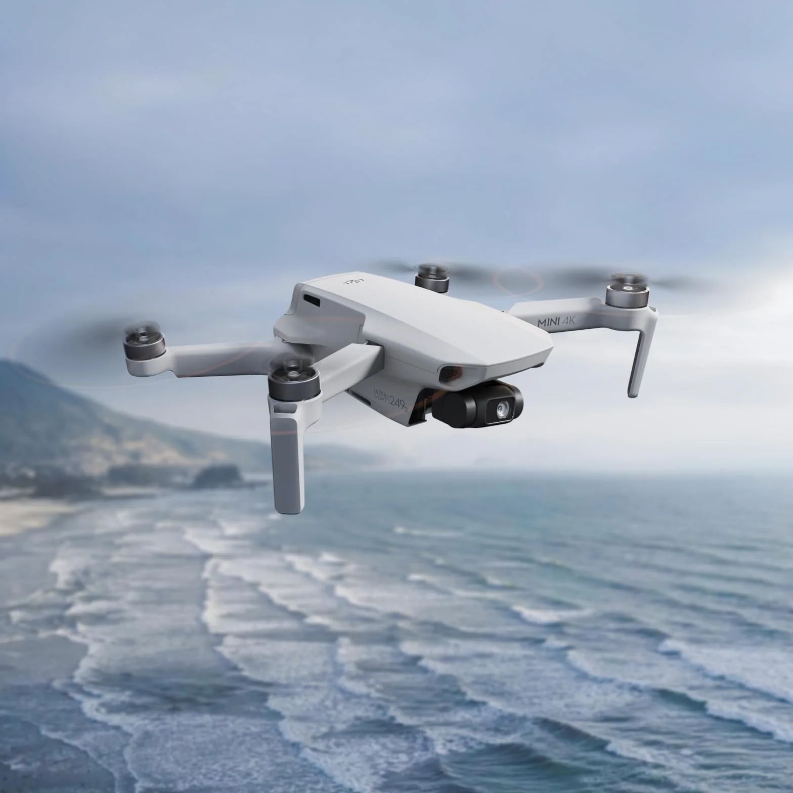 Drone Caméra 4K UHD Mini < 249 g, Stabilisation Nacelle 3 Axes, Transmission 10 km, 2 Batteries 62 min