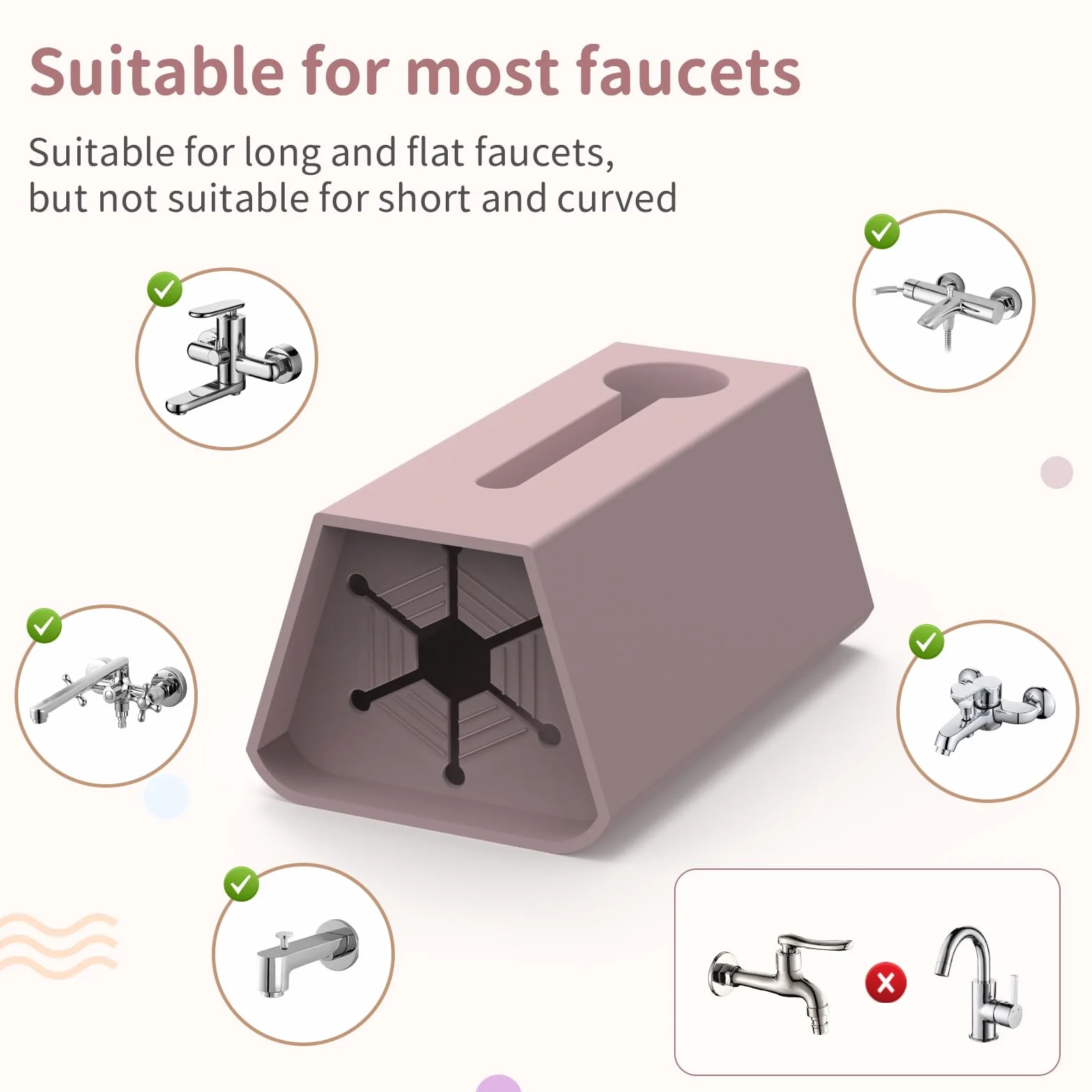 Housse de robinet de baignoire en silicone souple pour bébé, ajustement universel de sécurité
